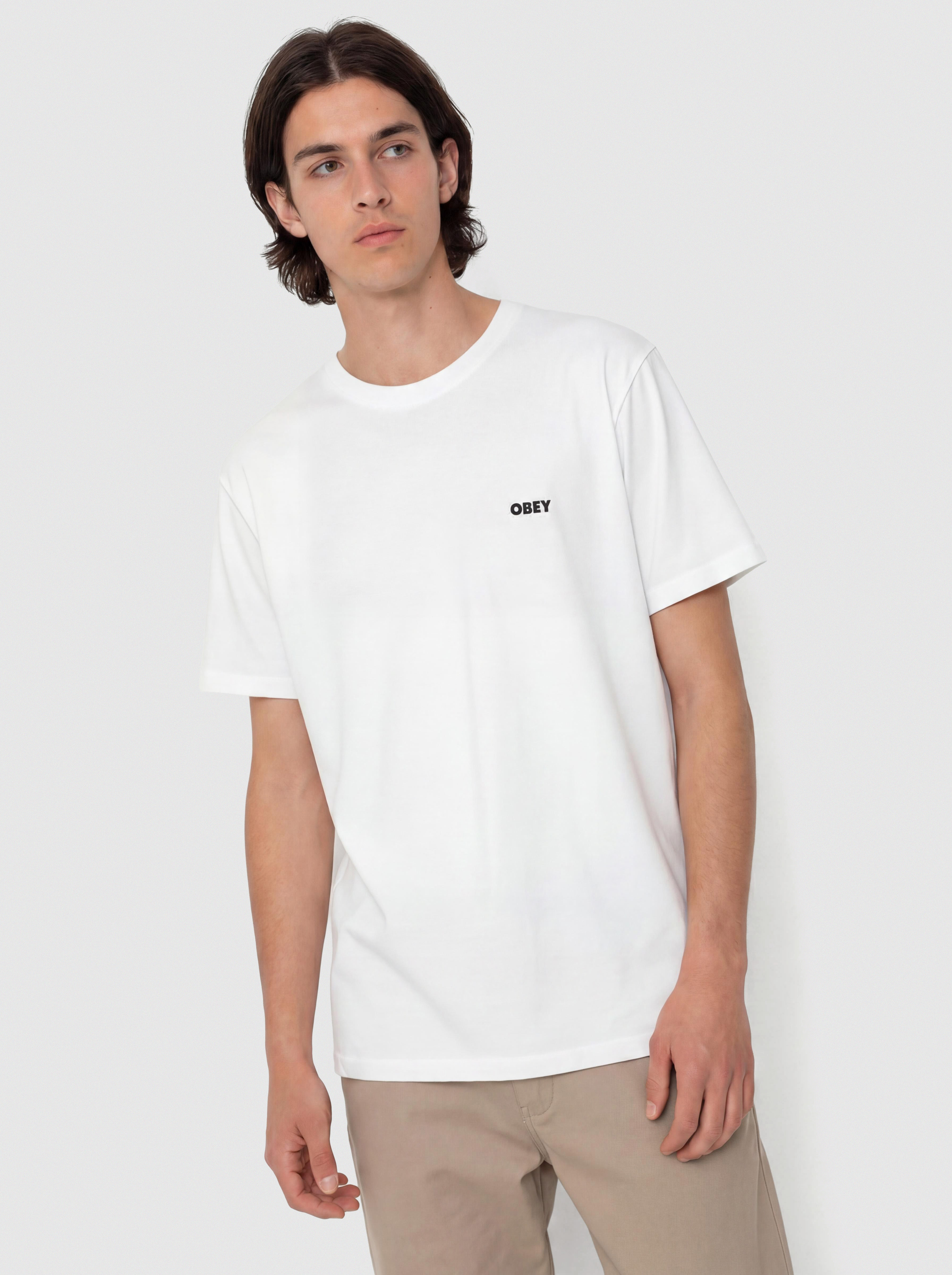Тениска OBEY Chalky Icon (white)