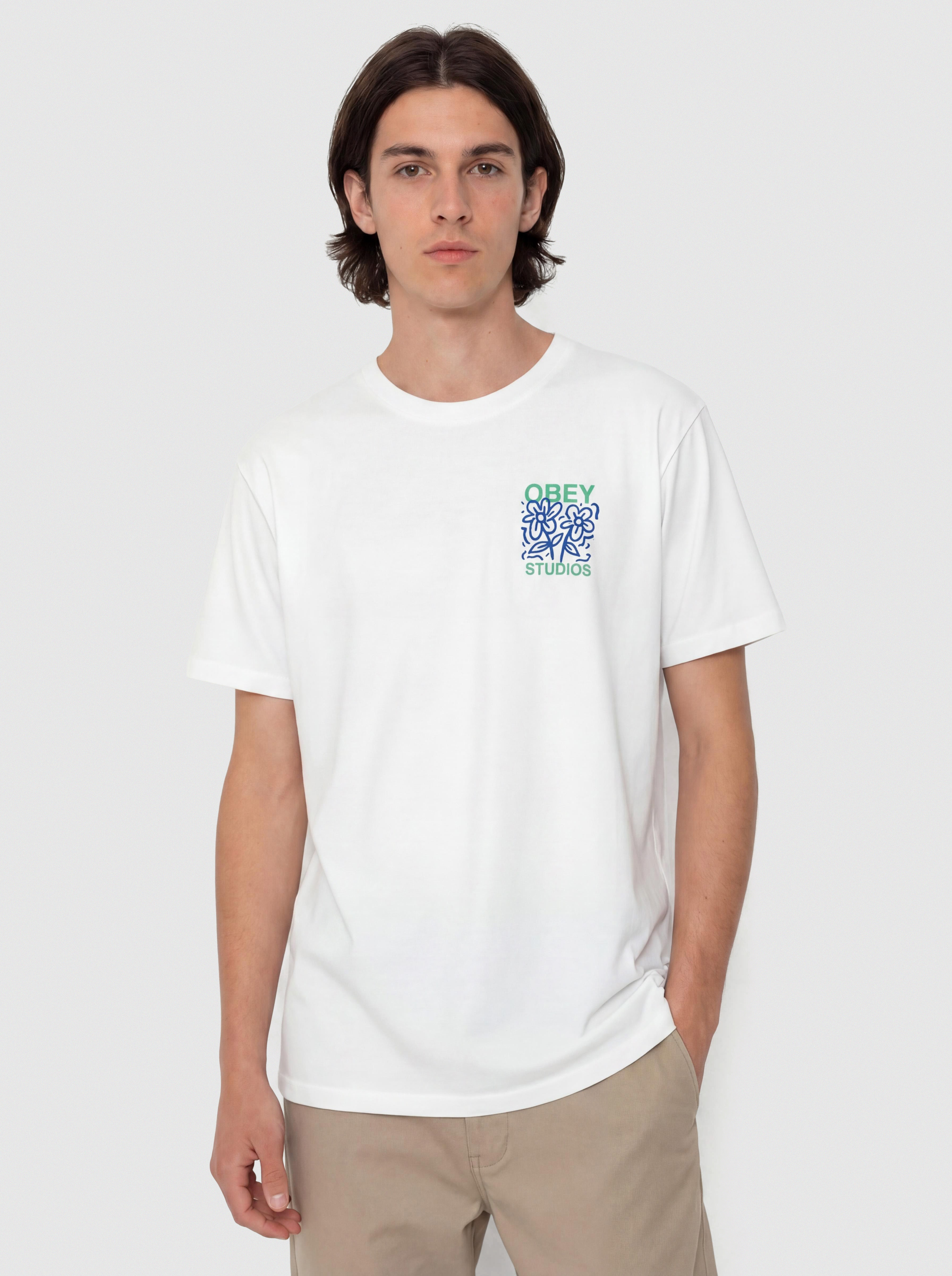 Тениска OBEY Grown With Love (white)
