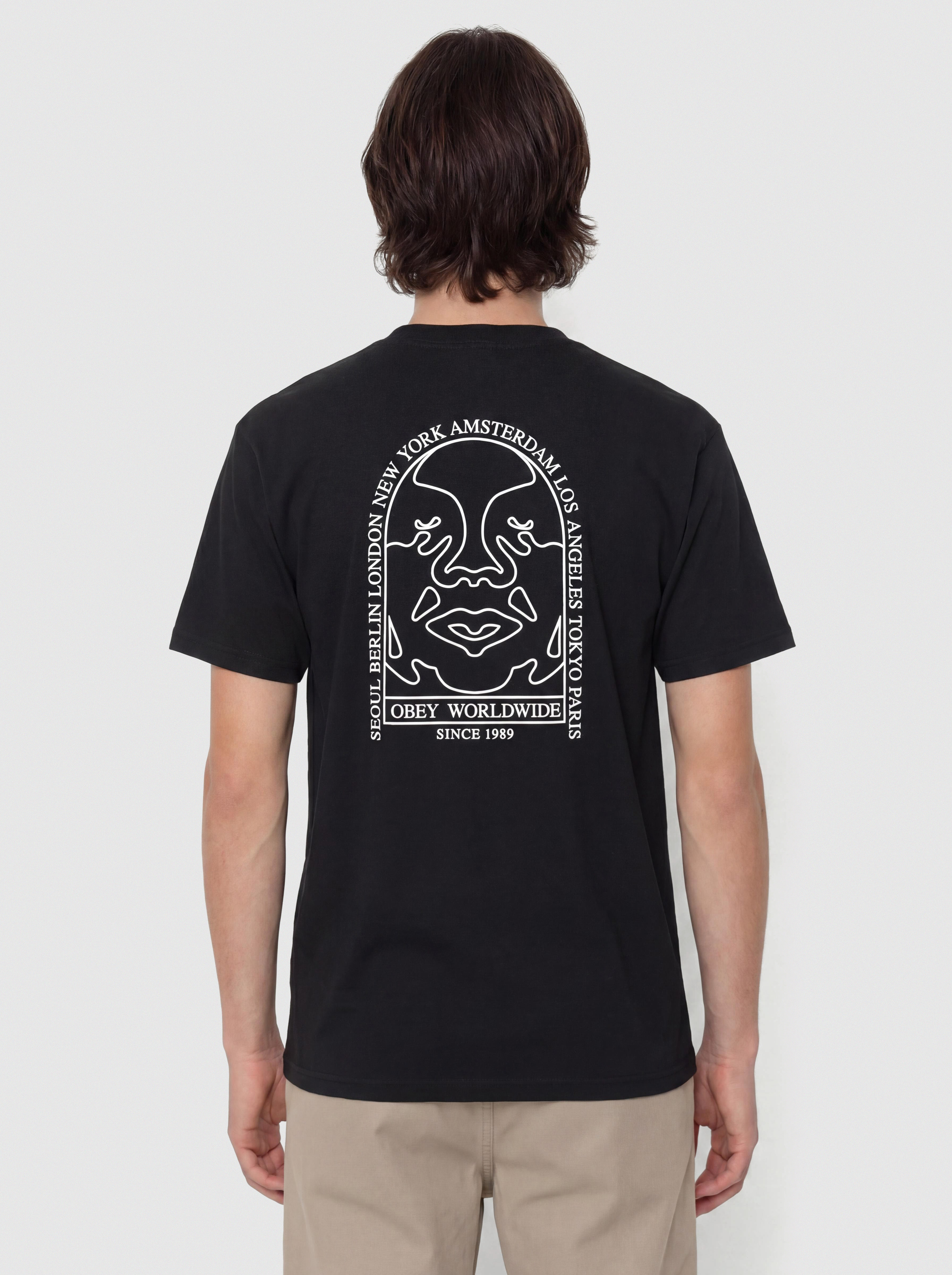 Тениска OBEY Icon Arch (black)