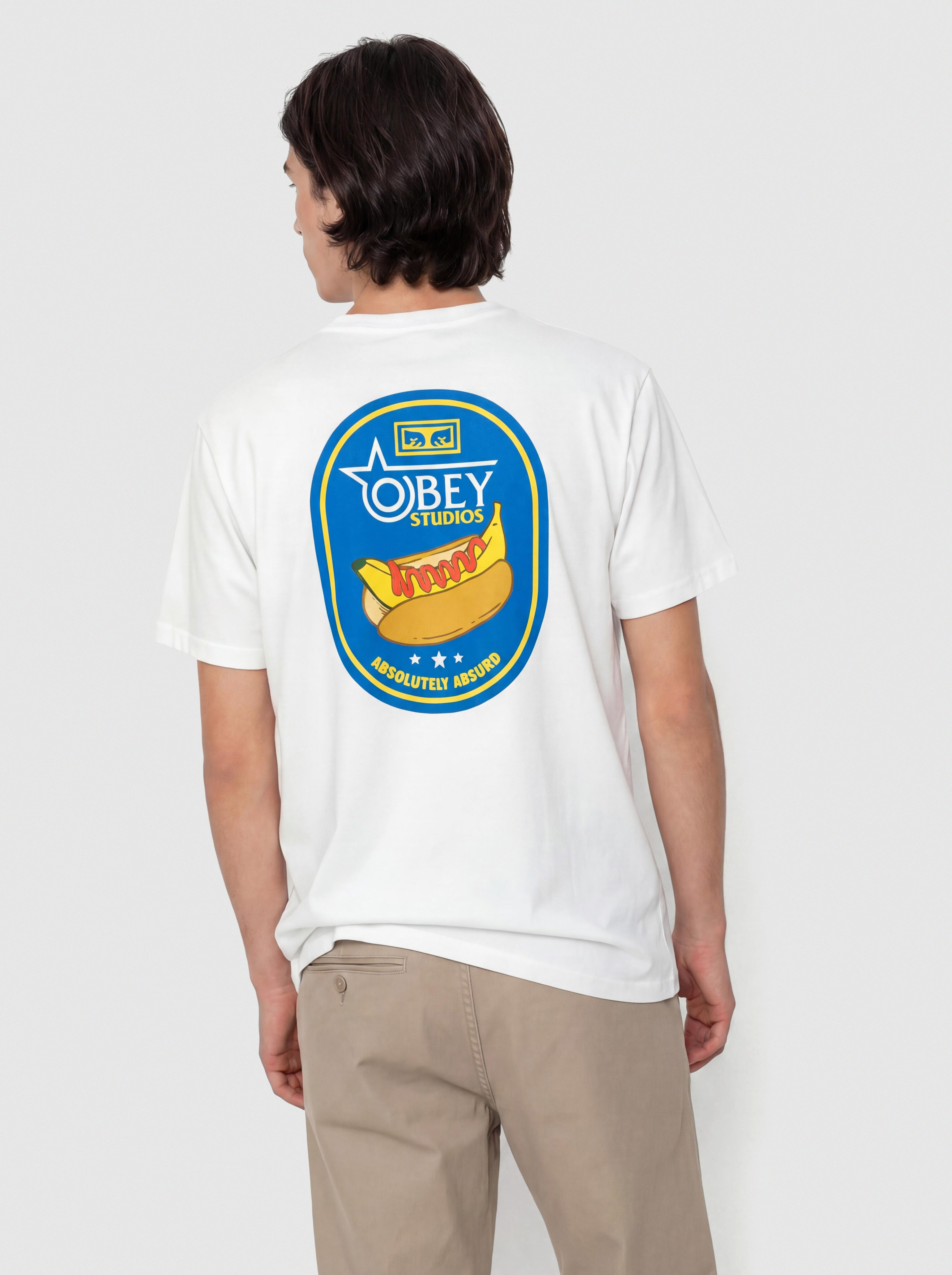 Тениска OBEY Absolutely Absurd (white)