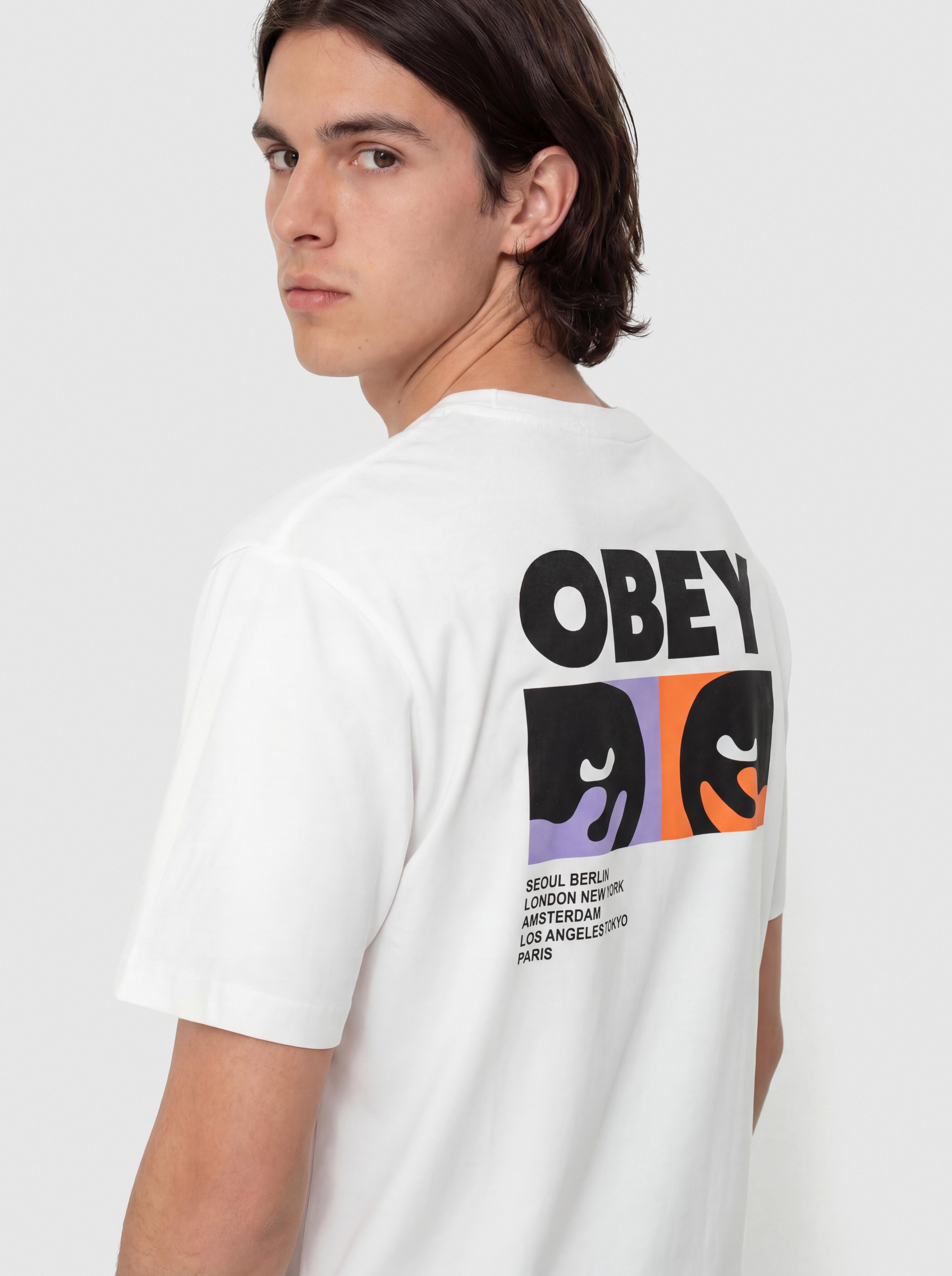 Тениска OBEY Always Watching (white)