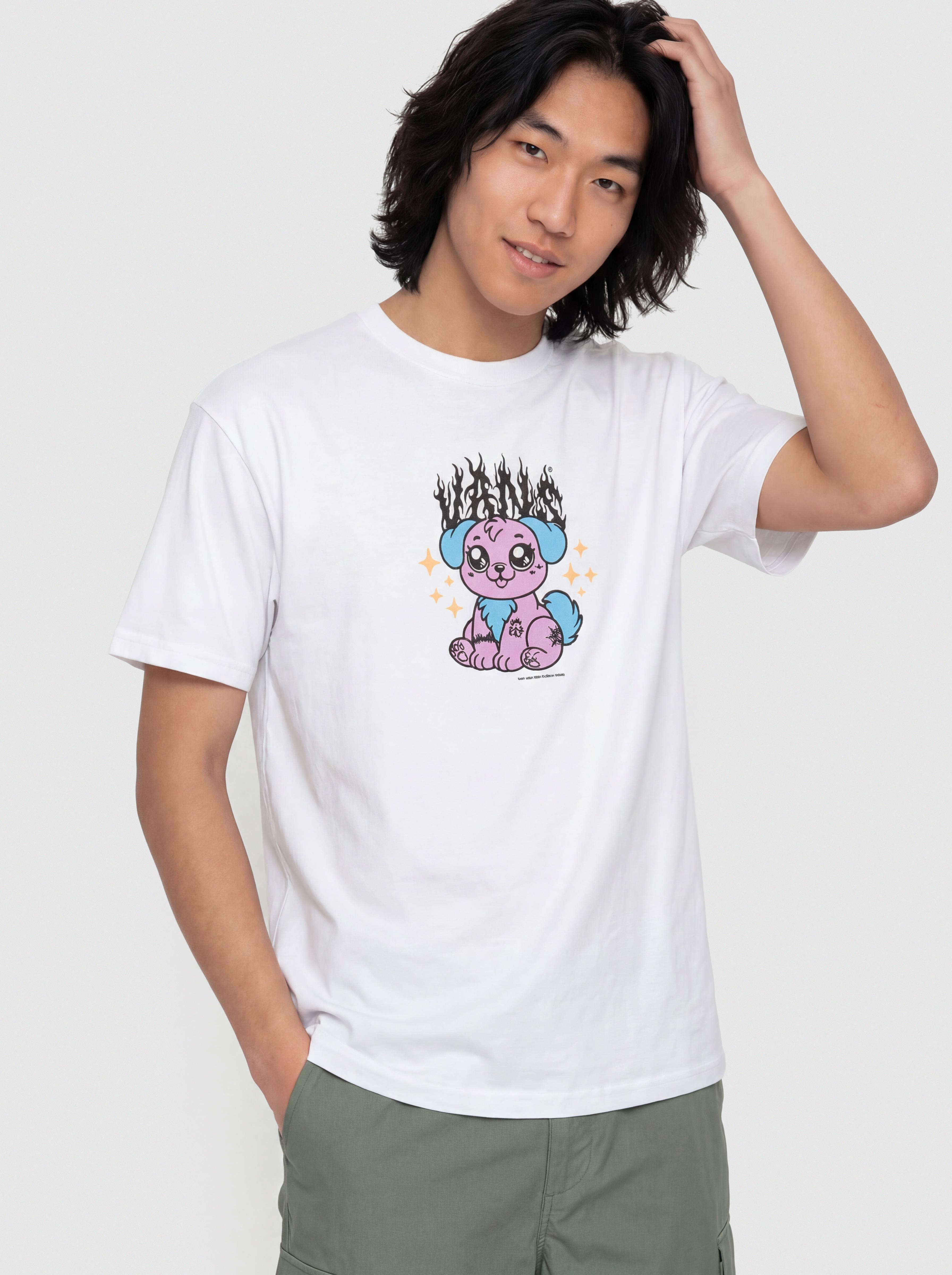 Тениска Vans Puppy Loose (white)