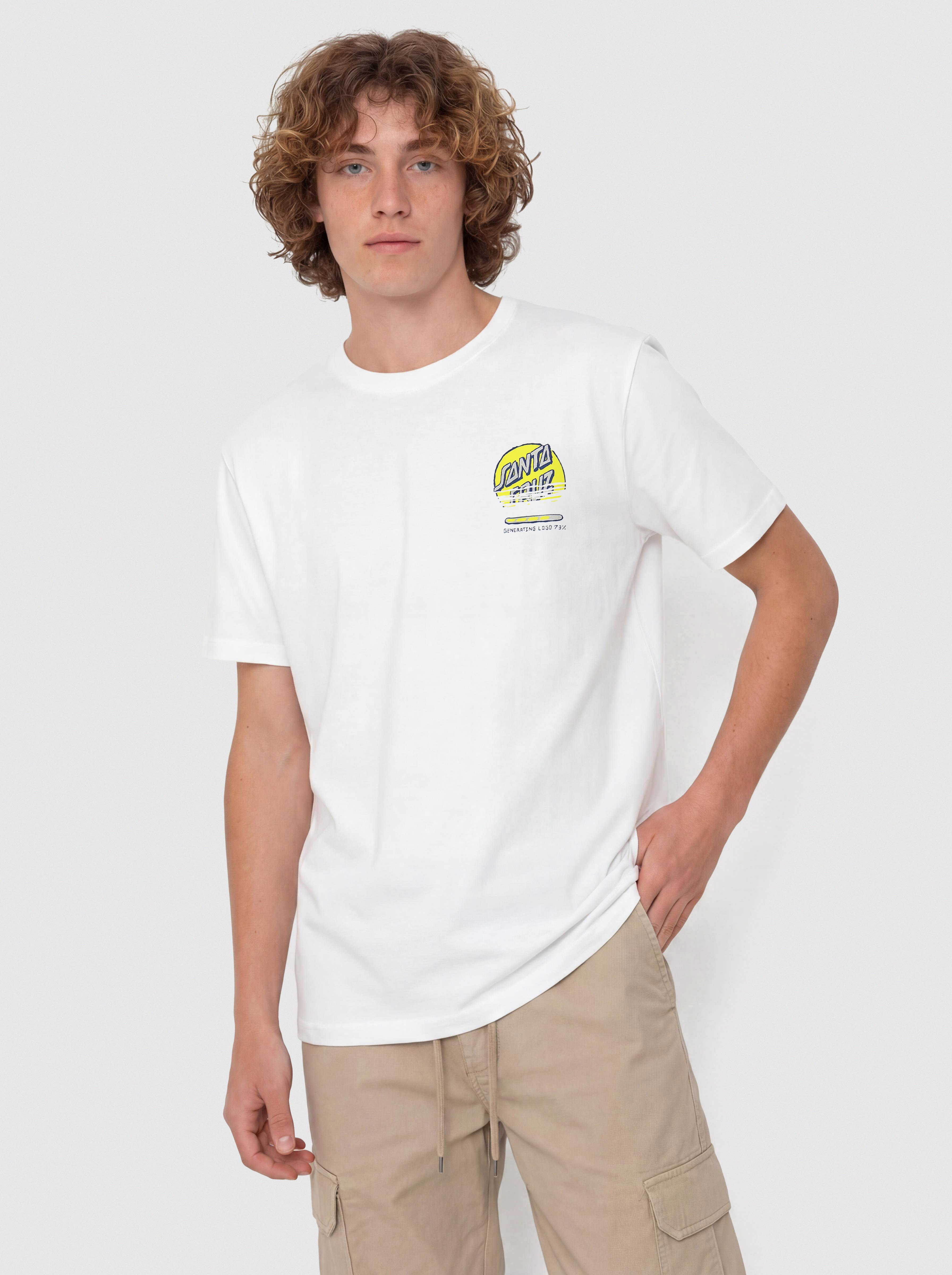 Тениска Santa Cruz Self Destruct (white)