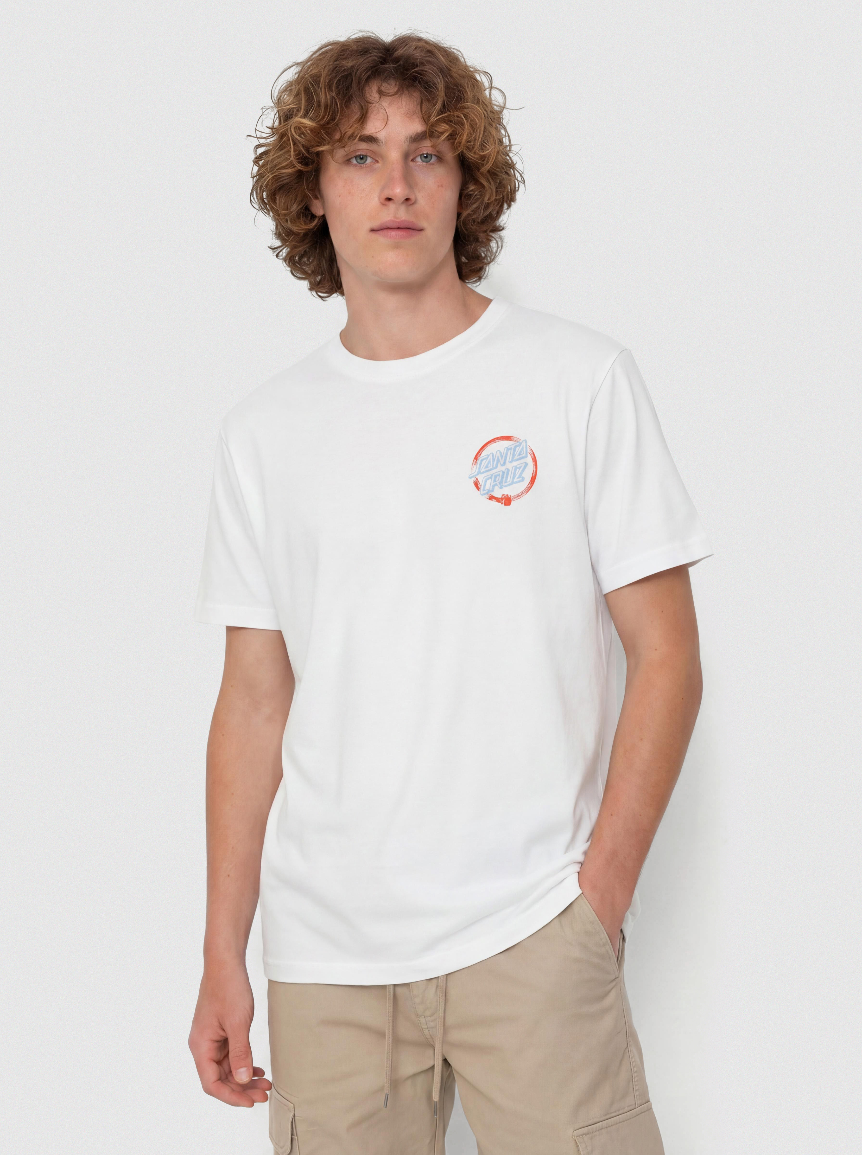 Тениска Santa Cruz Mako Dot (white)