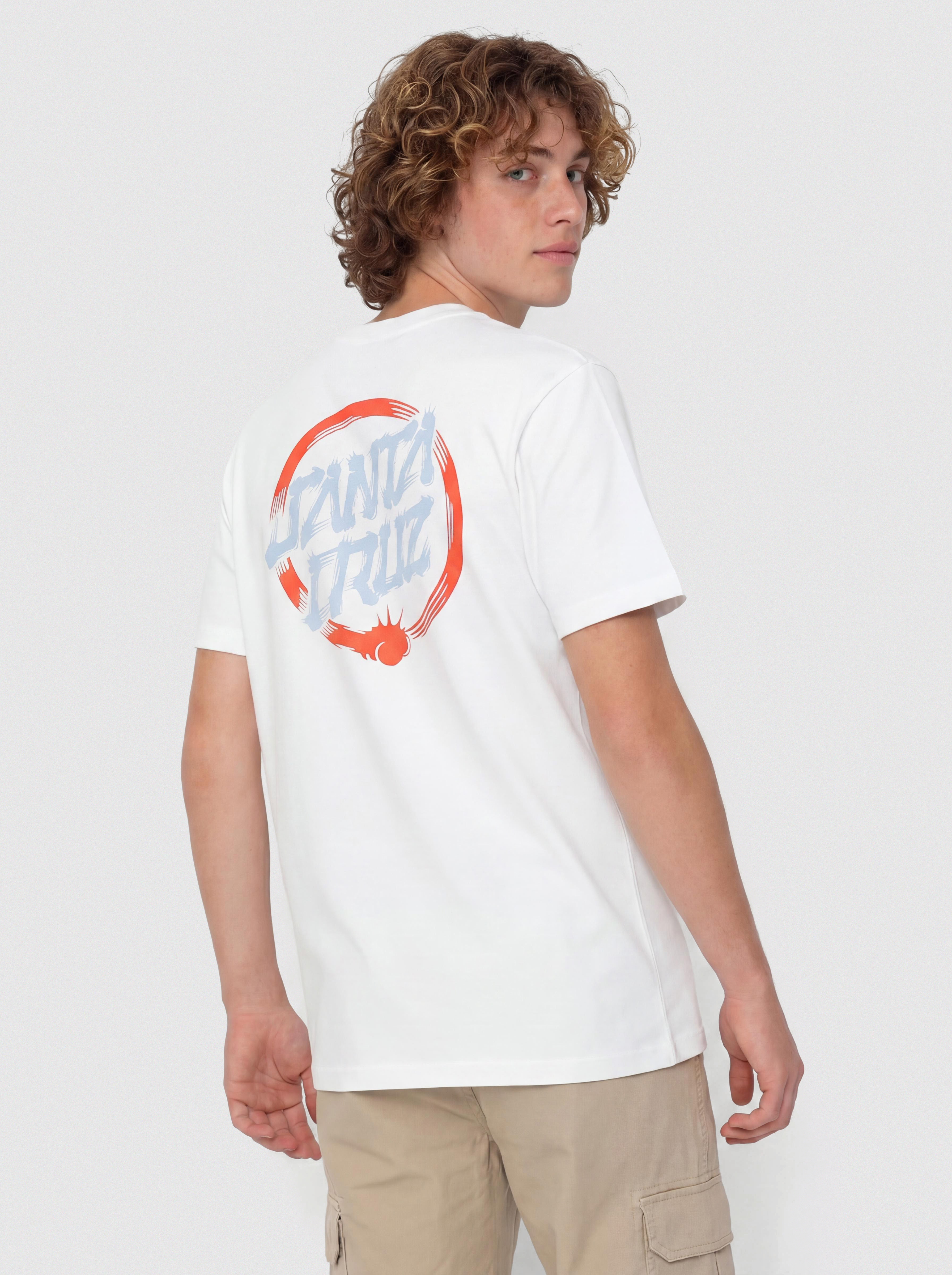 Тениска Santa Cruz Mako Dot (white)
