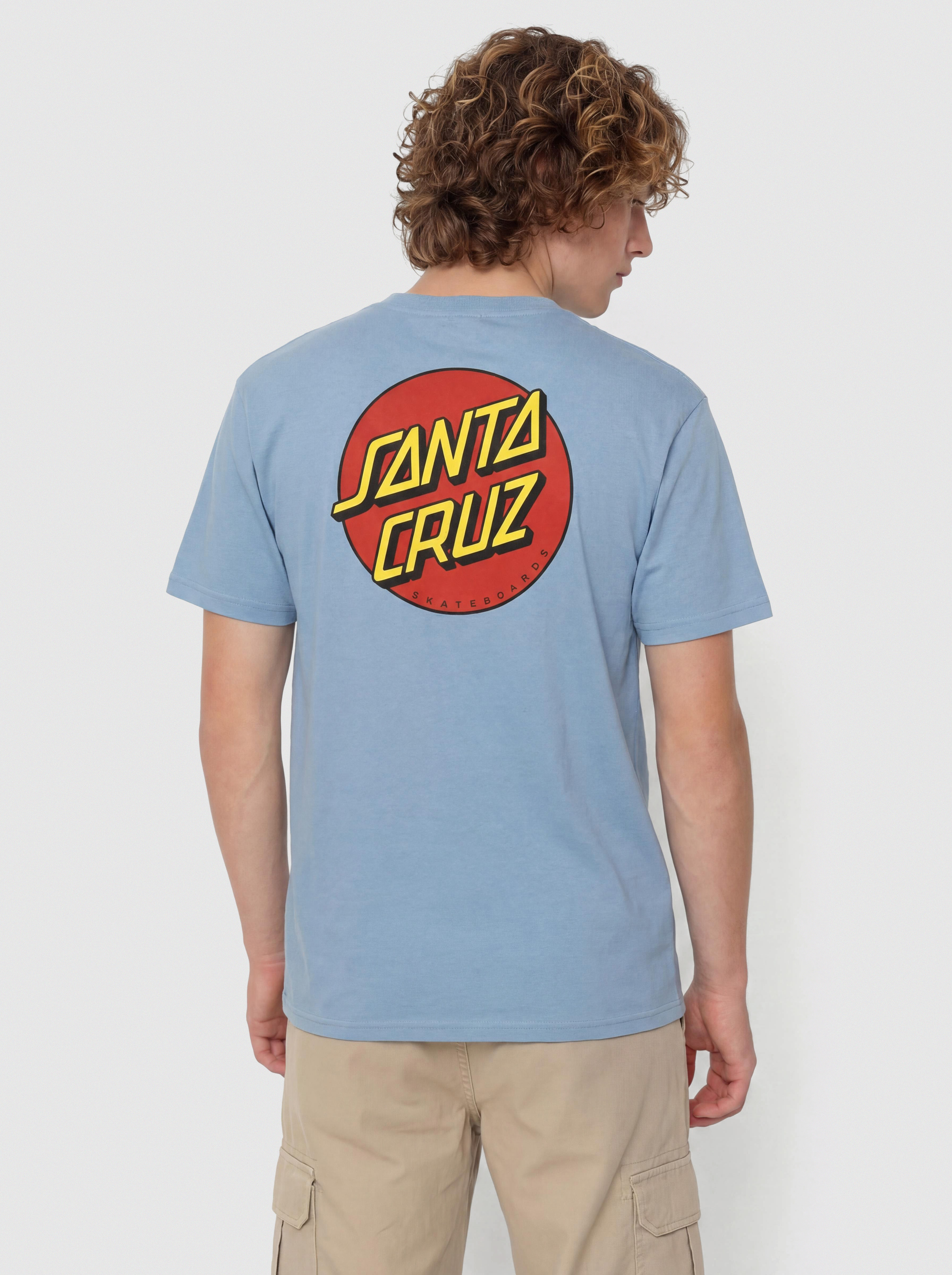 u0422u0435u043du0438u0441u043au0430 Santa Cruz Classic Dot Chest (faded denim)