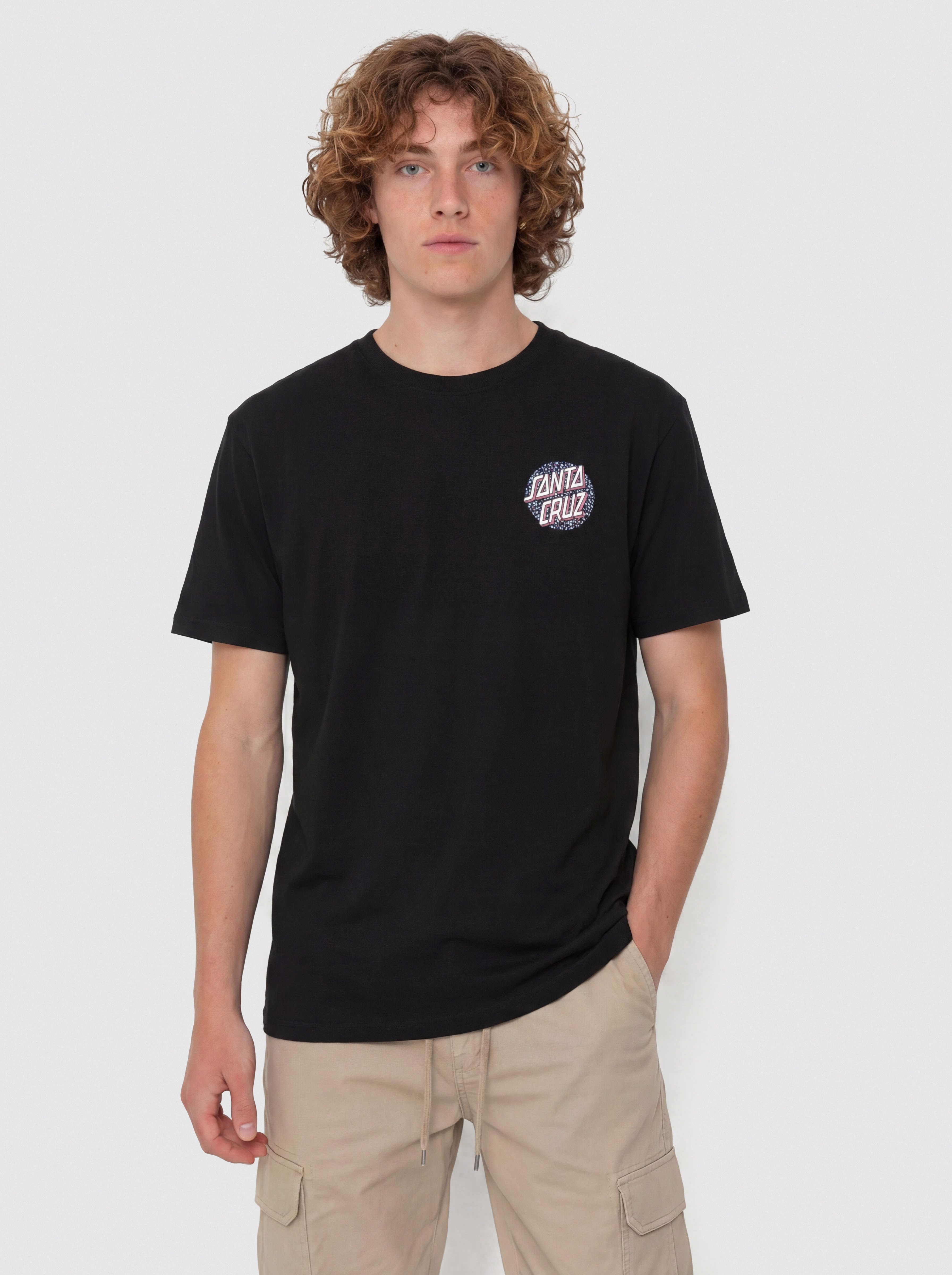 Тениска Santa Cruz Control Dot (black)
