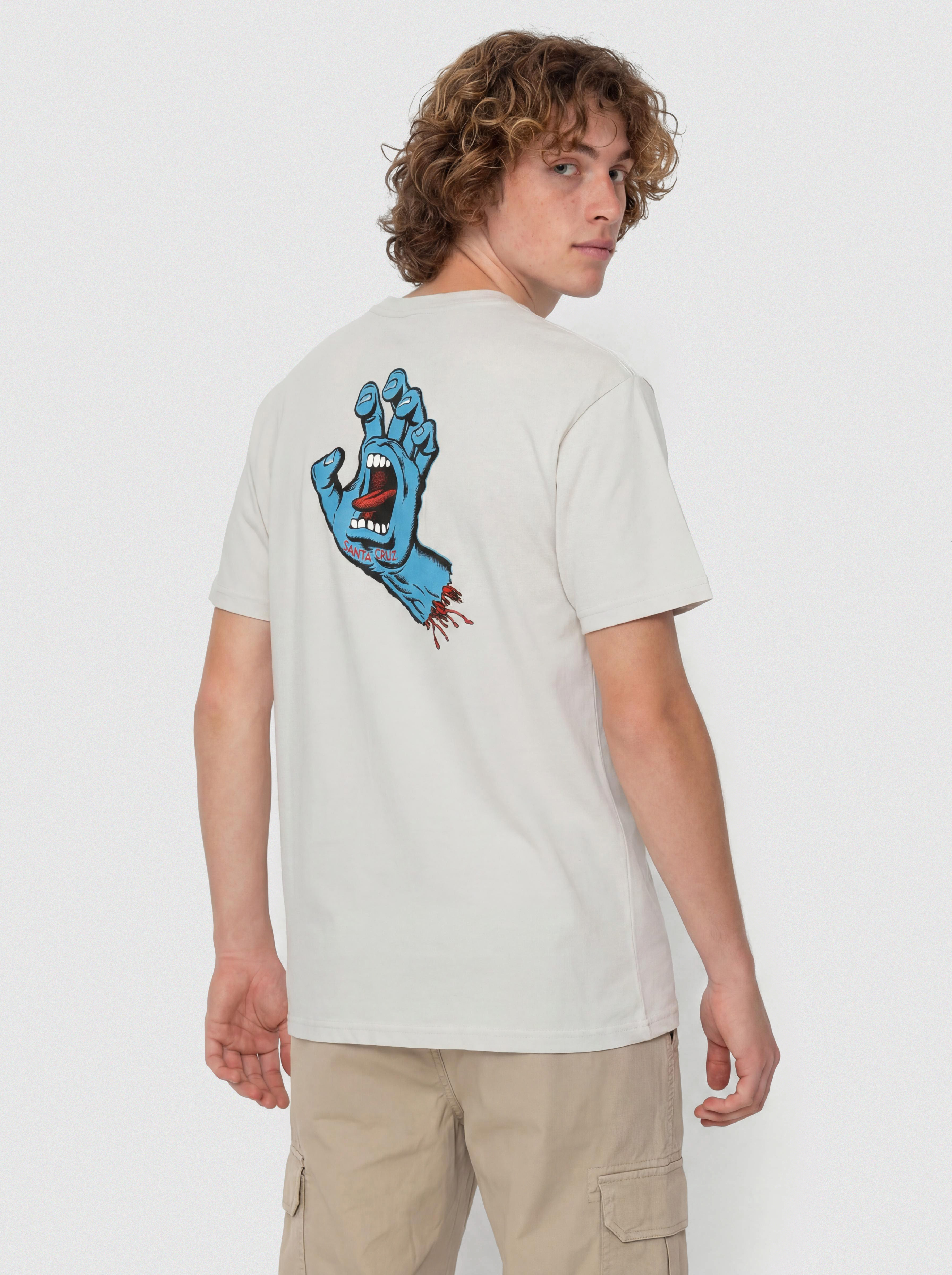 Тениска Santa Cruz Screaming Hand Chest (mist)