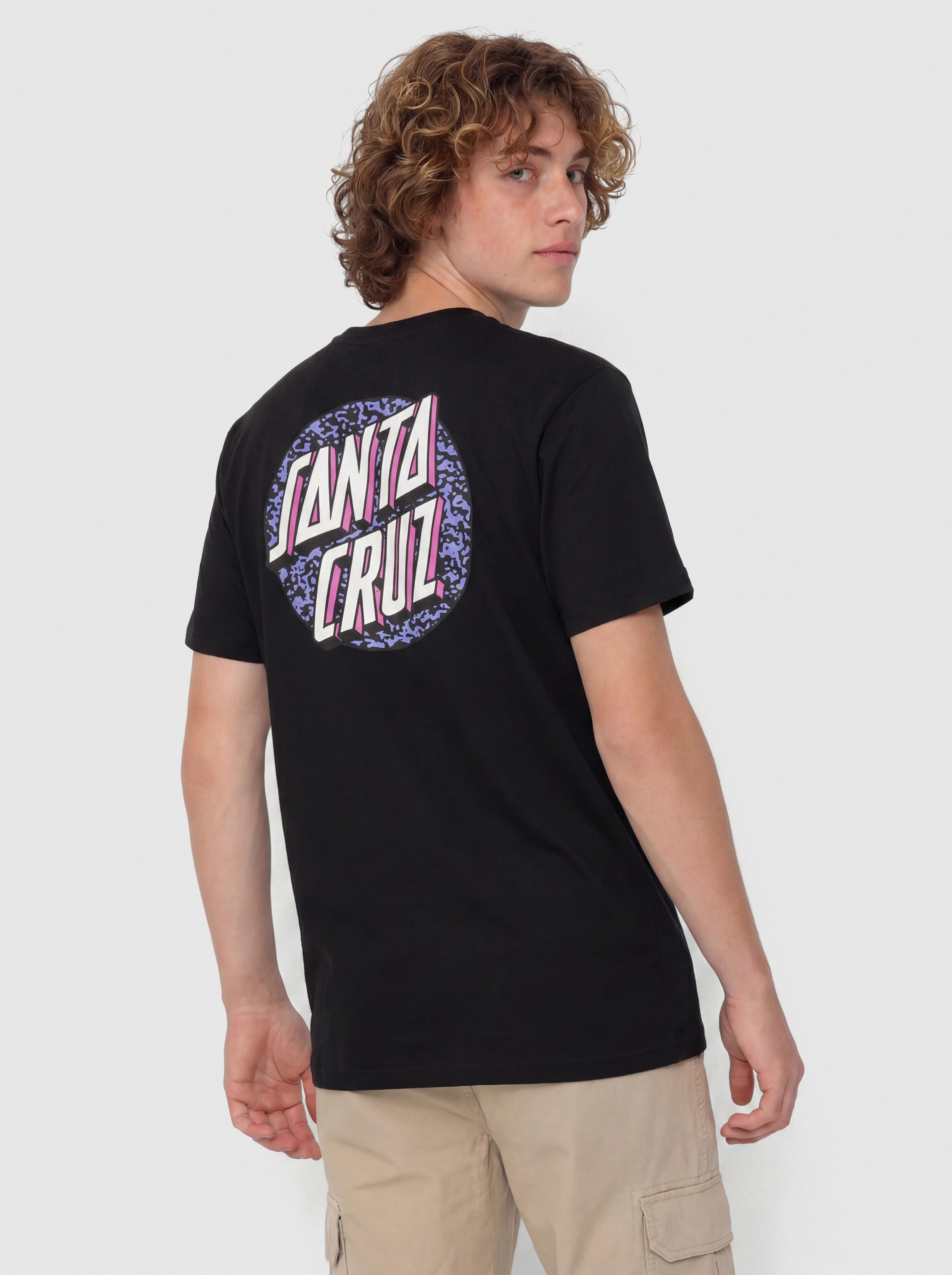 Тениска Santa Cruz Control Dot (black)