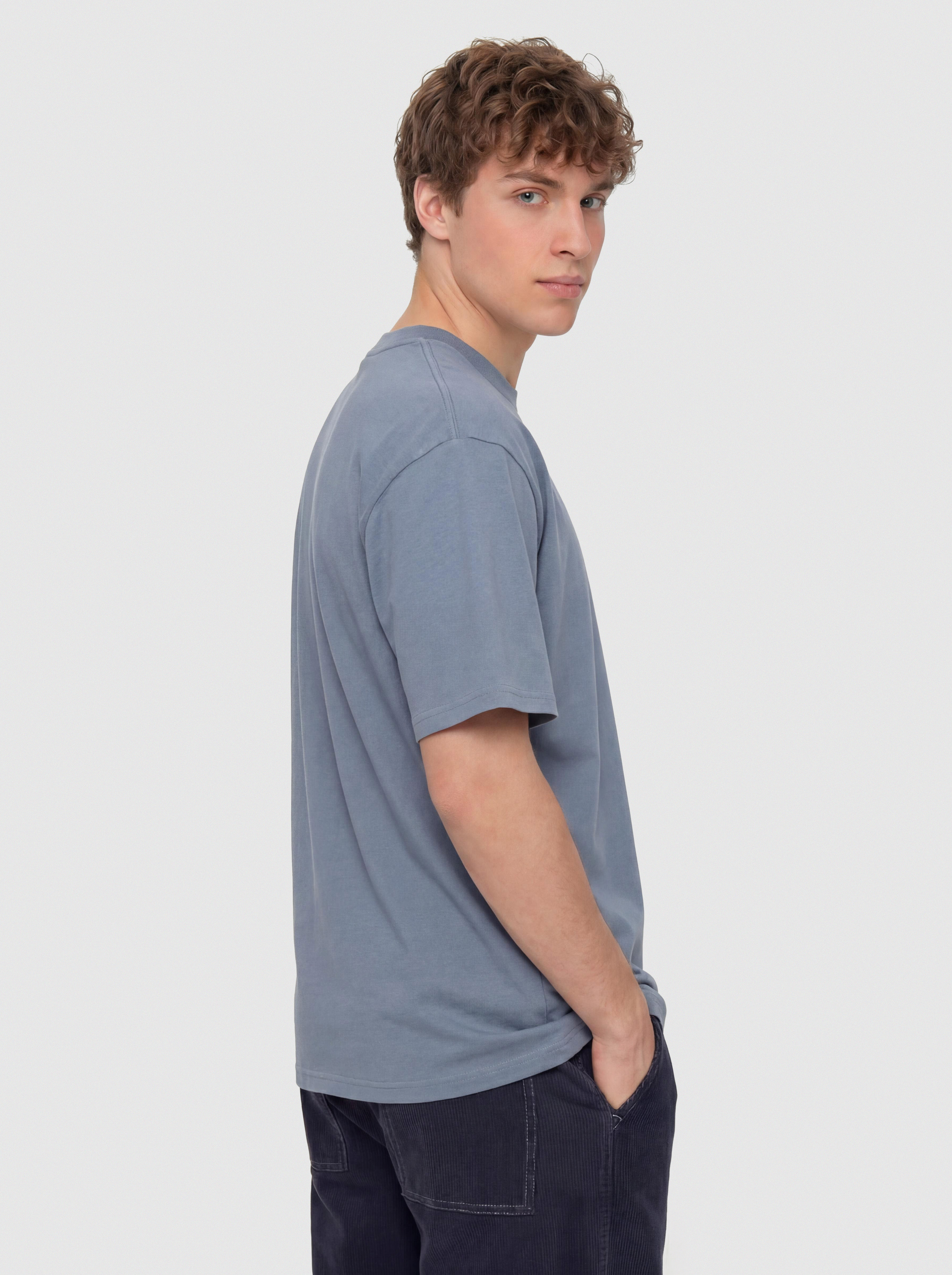 Тениска Carhartt WIP Madison (shady blue/white)