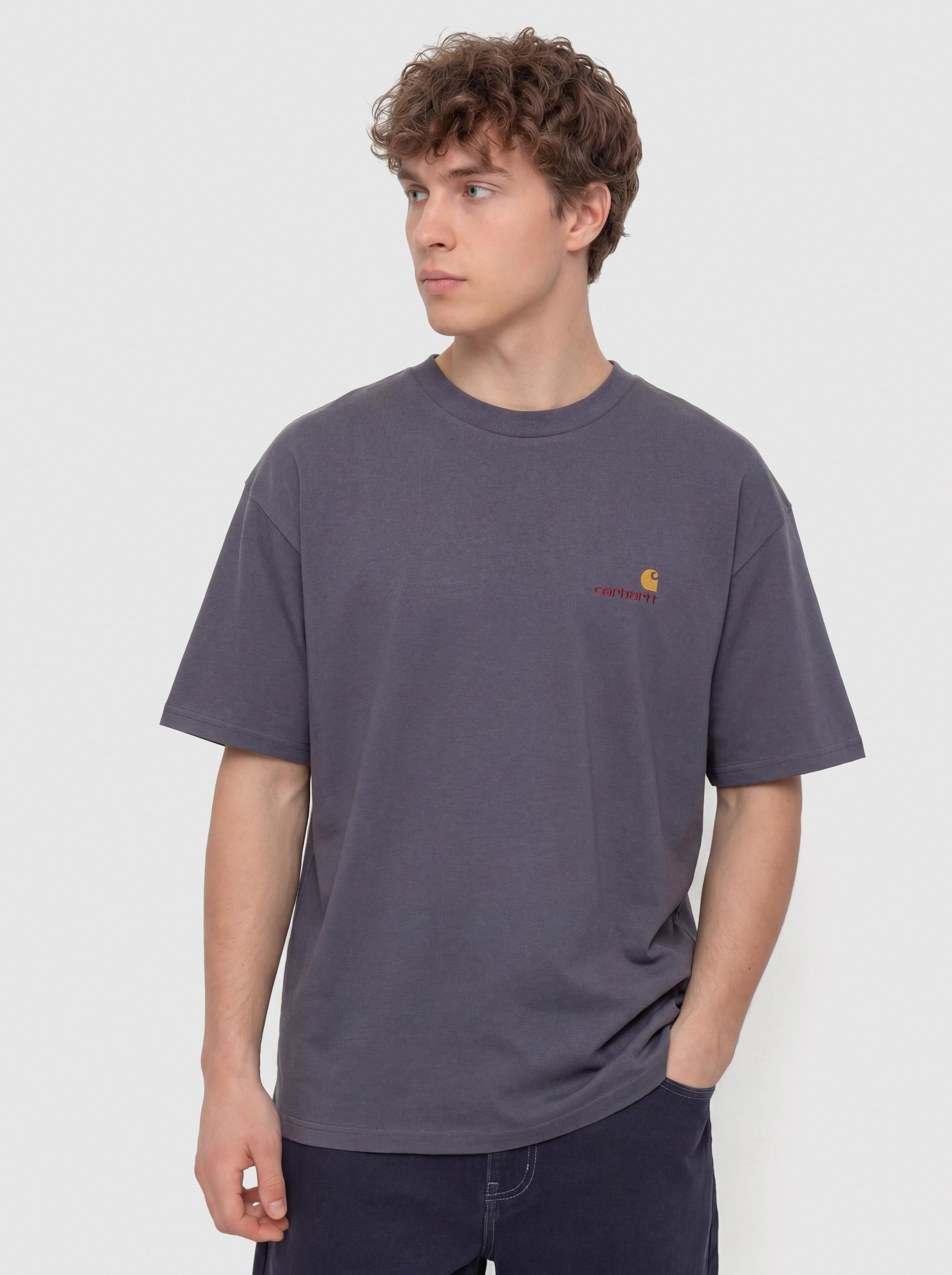 u0422u0435u043du0438u0441u043au0430 Carhartt WIP American Script (shady purple)