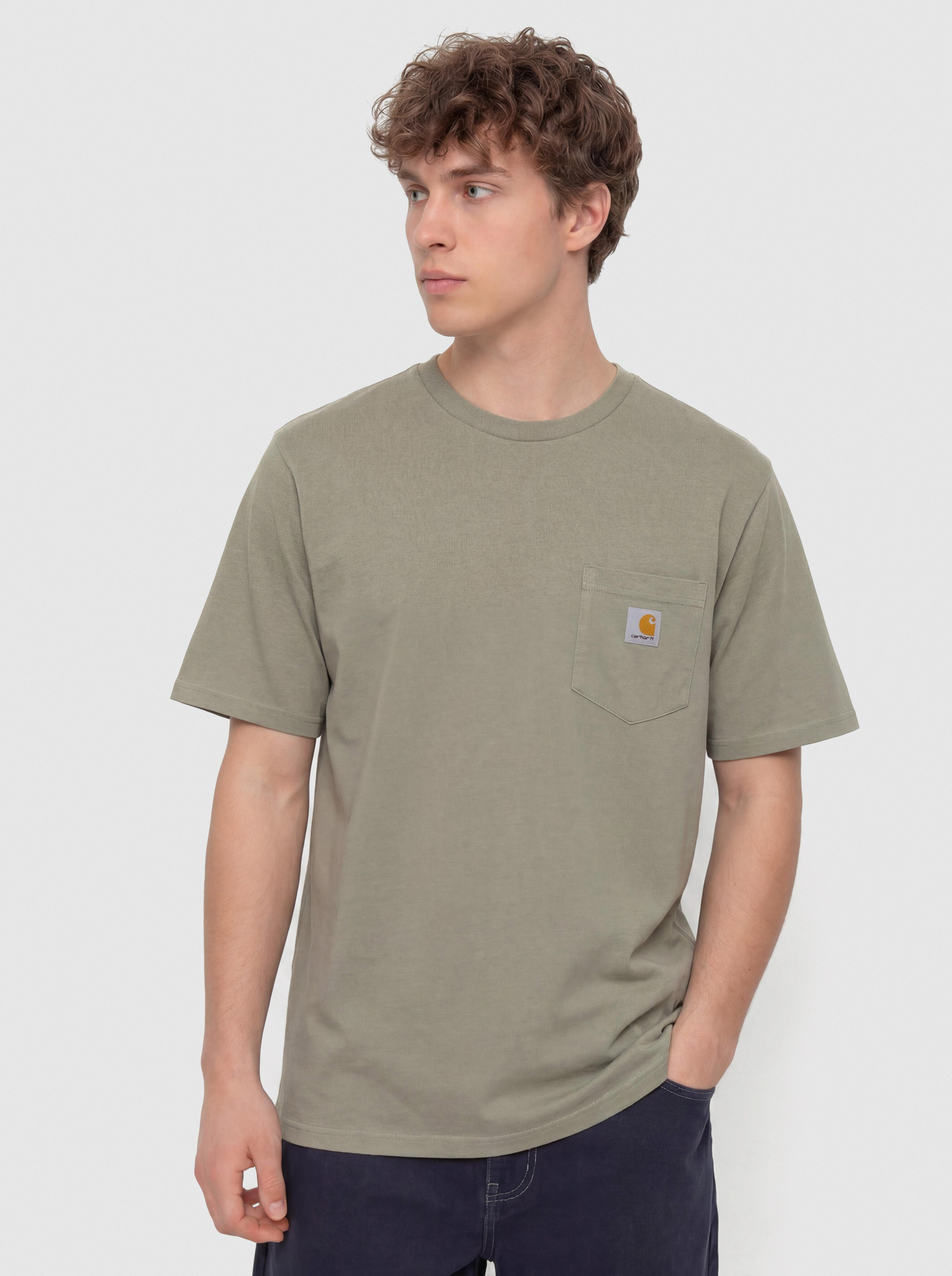 Тениска Carhartt WIP Pocket (shady green)