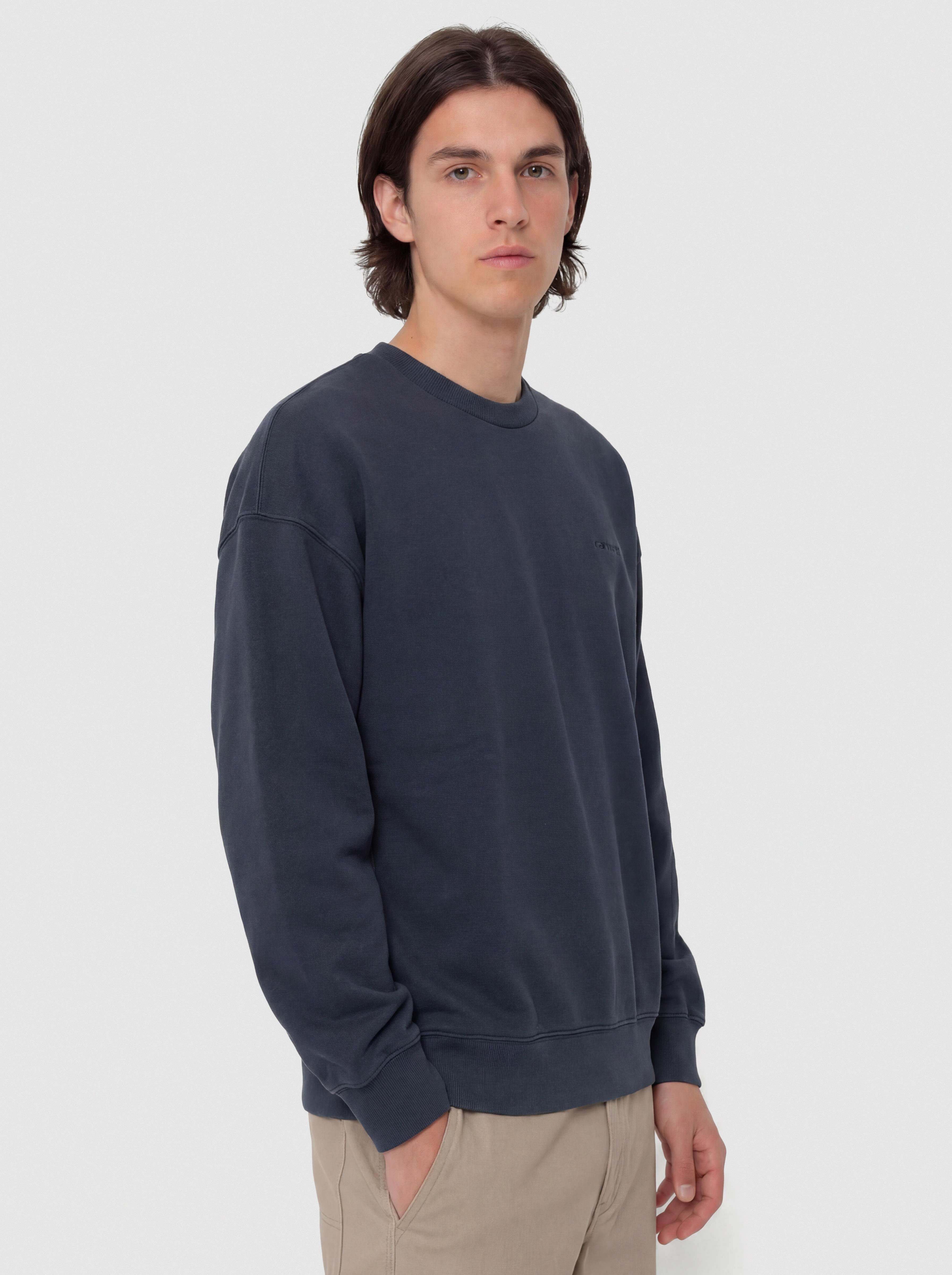 Суитшърт Carhartt WIP Benton (carbon)