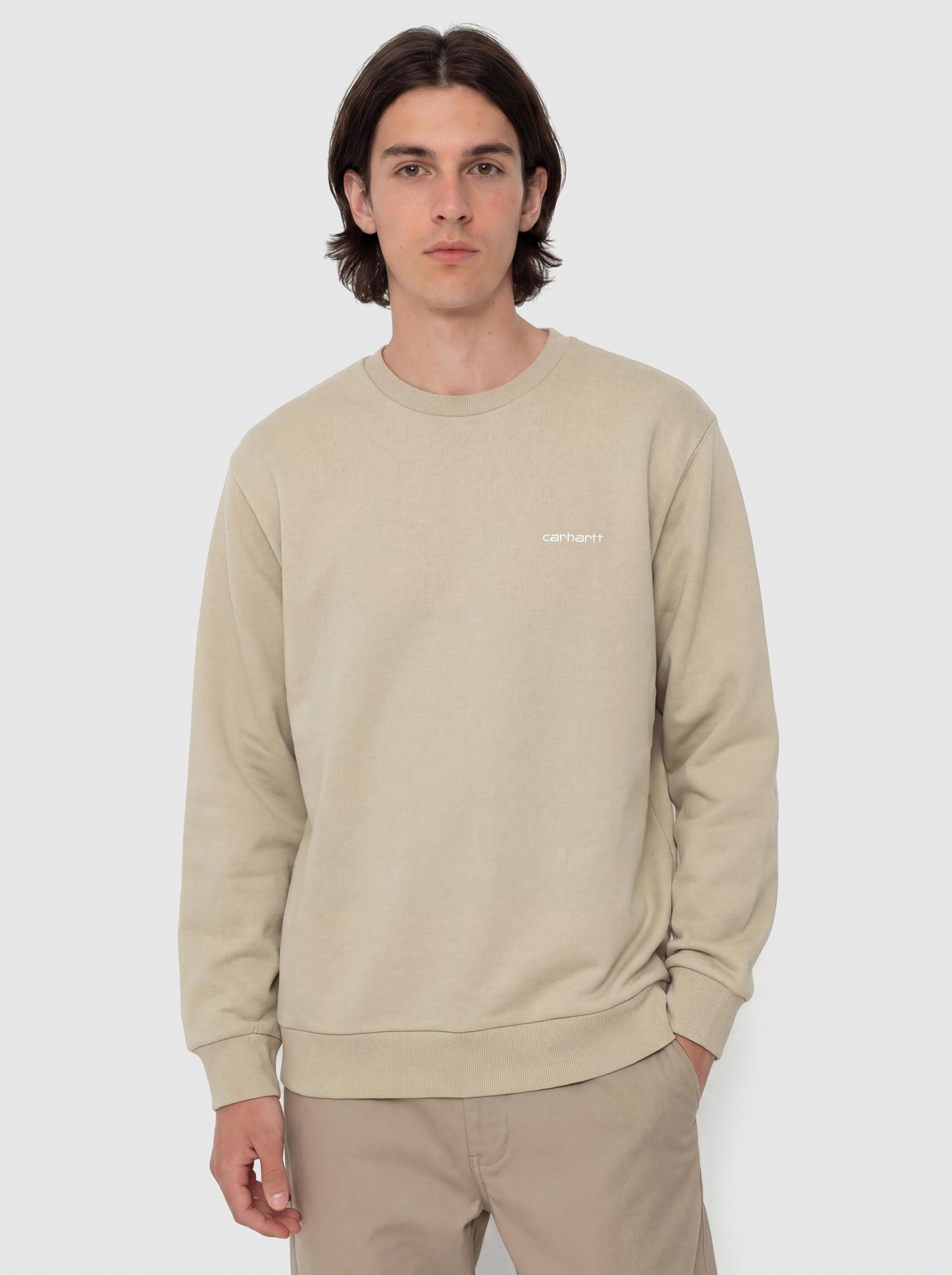u0421u0443u0438u0442u0448u044au0440u0442 Carhartt WIP Script Embroidery (barchan/white)