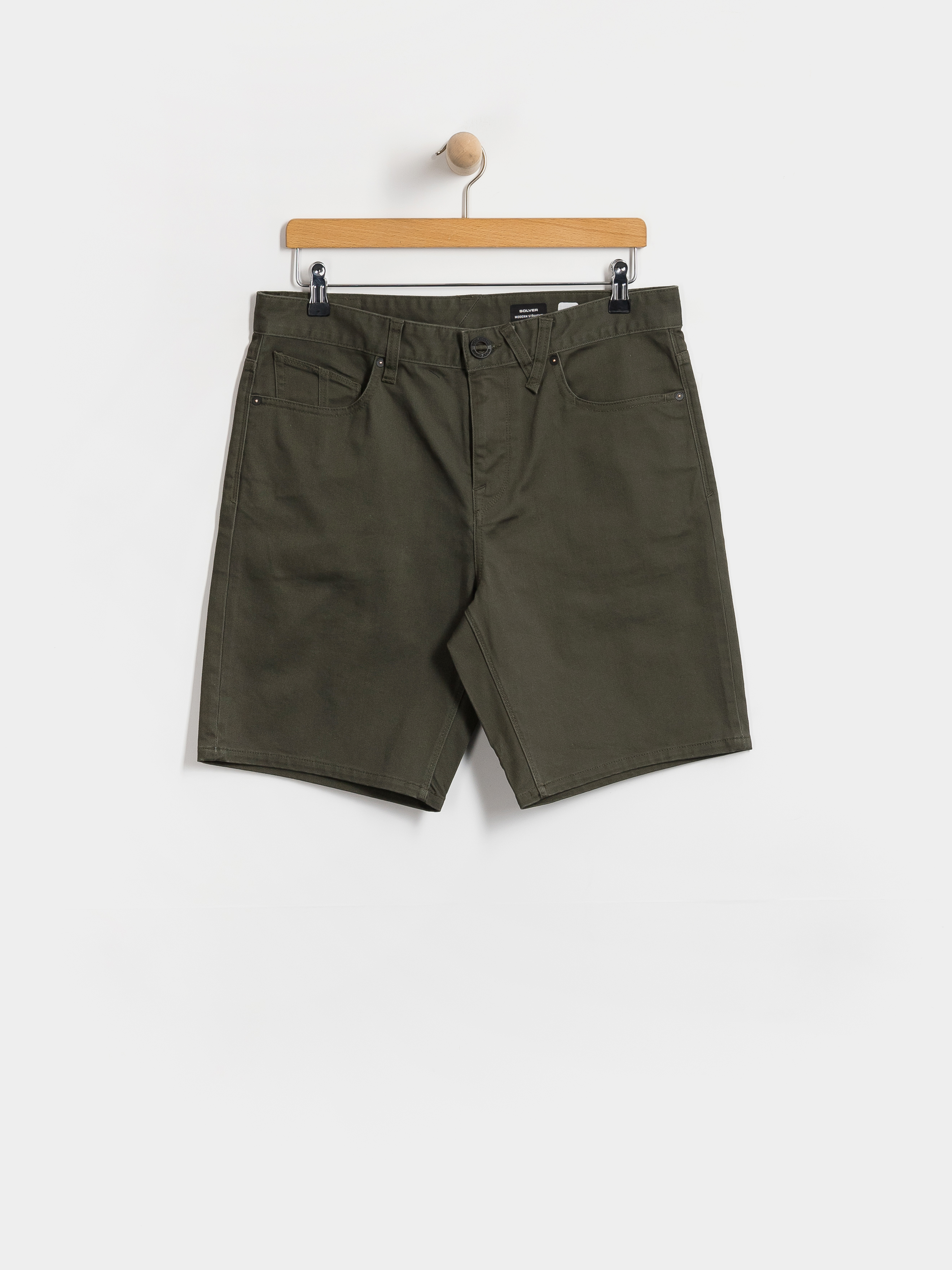 u041au044au0441u0438 u043fu0430u043du0442u0430u043bu043eu043du0438 Volcom Solver 5 Pocket Twill 19 (squadron green)