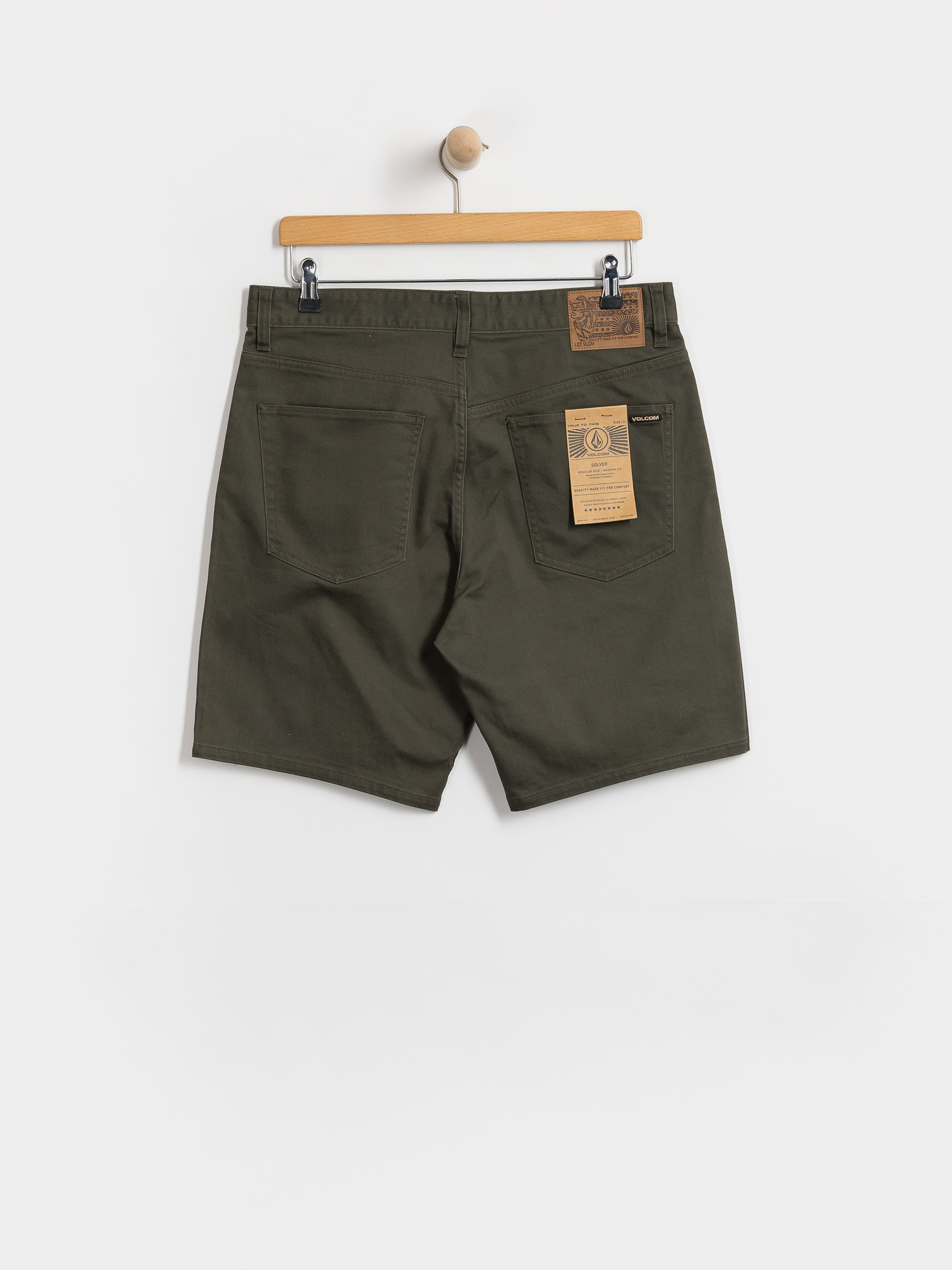 Къси панталони Volcom Solver 5 Pocket Twill 19 (squadron green)
