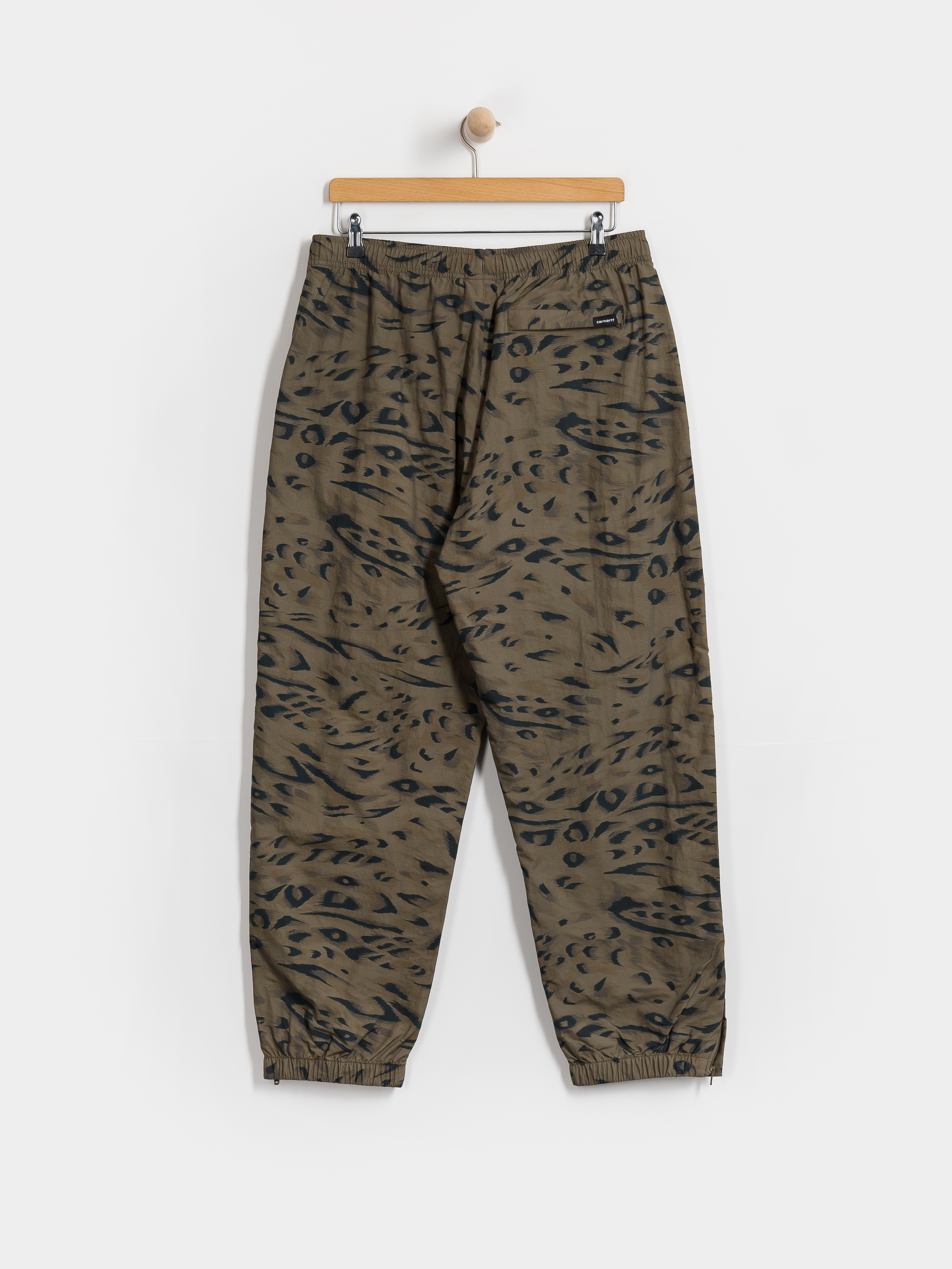 Панталони Carhartt WIP Travon (duck feather print cypress/black)