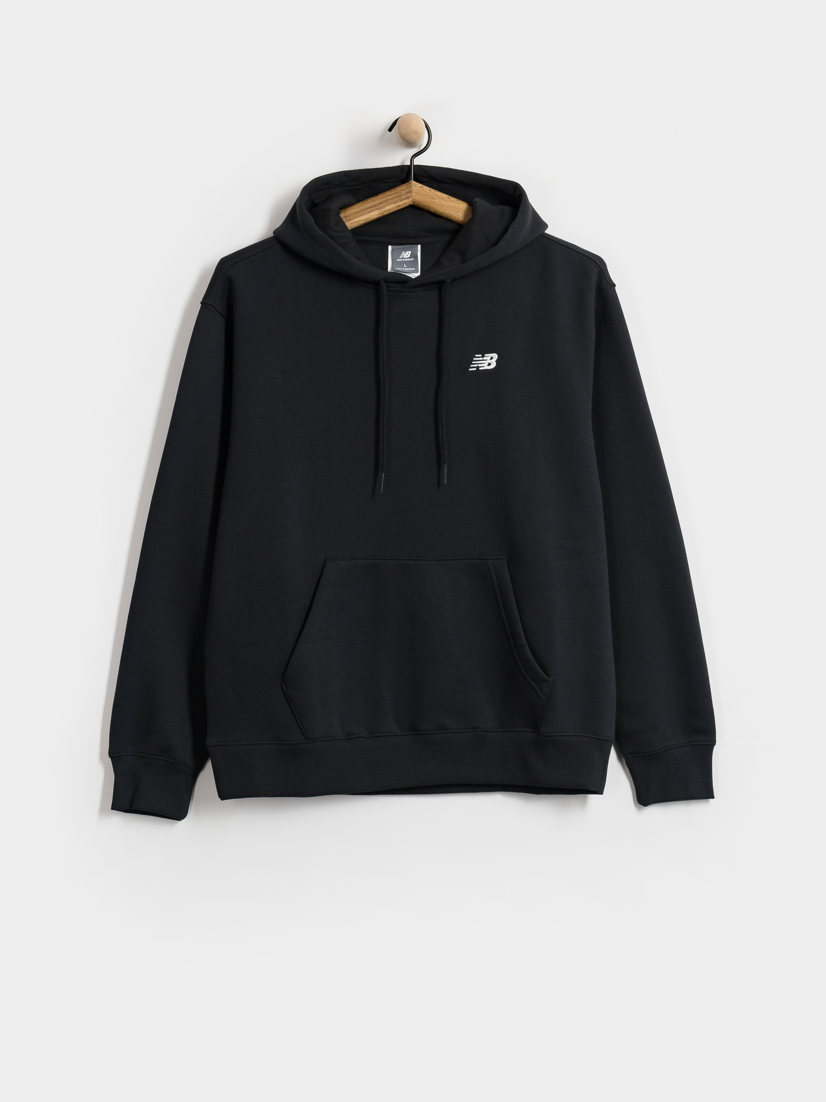 Суитшърт с качулка New Balance Sport Essentials Fleece HD (black)