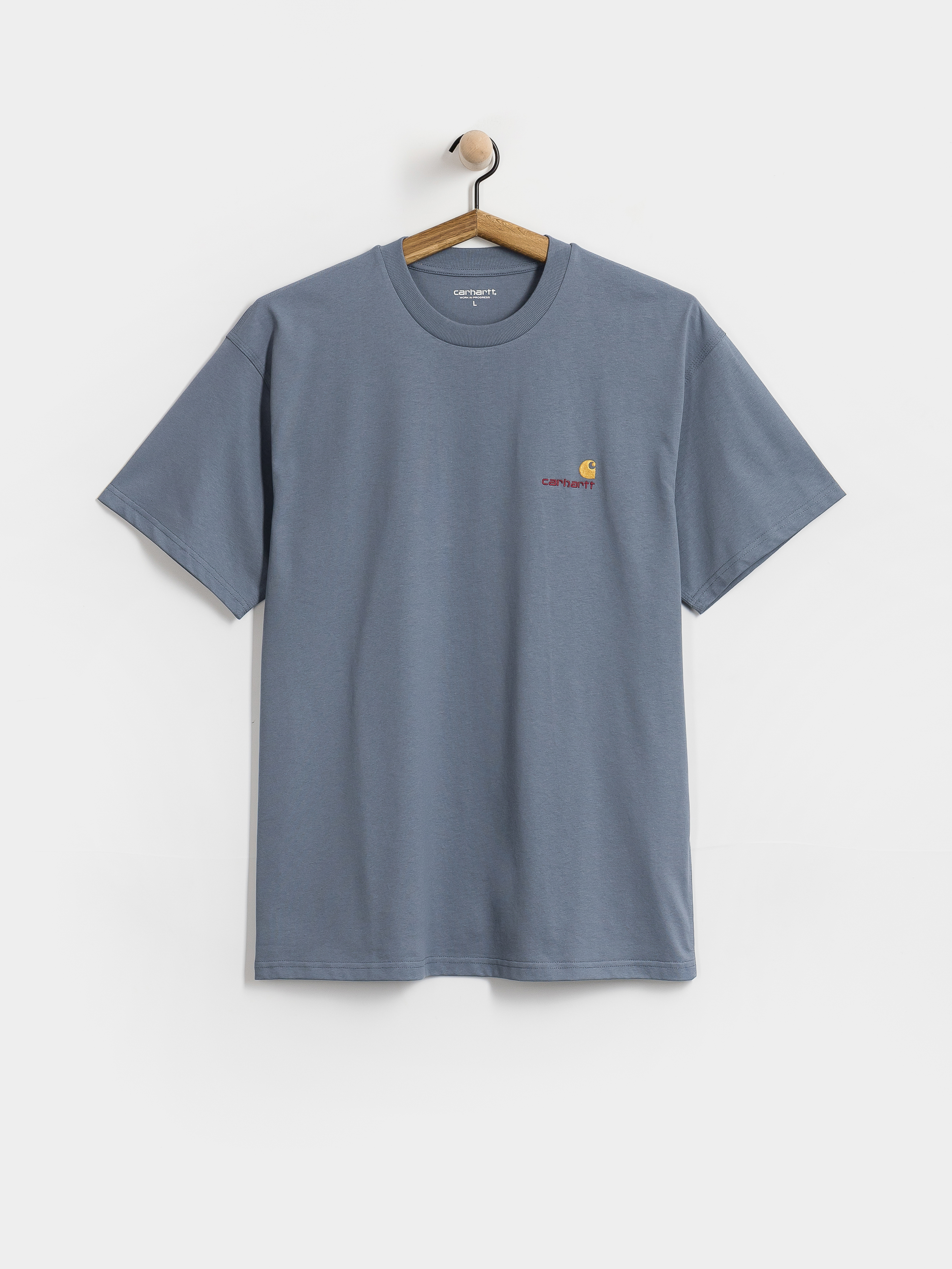 Тениска Carhartt WIP American Script (shady blue)