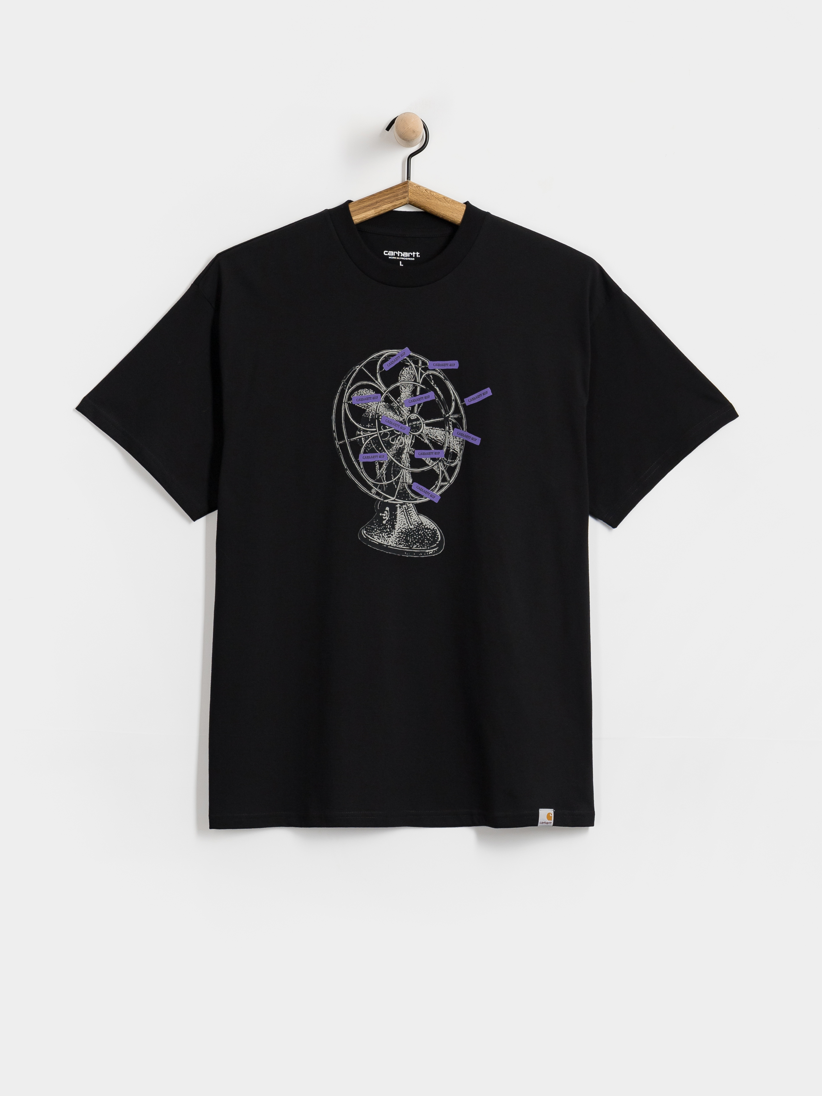Тениска Carhartt WIP Fan (black)