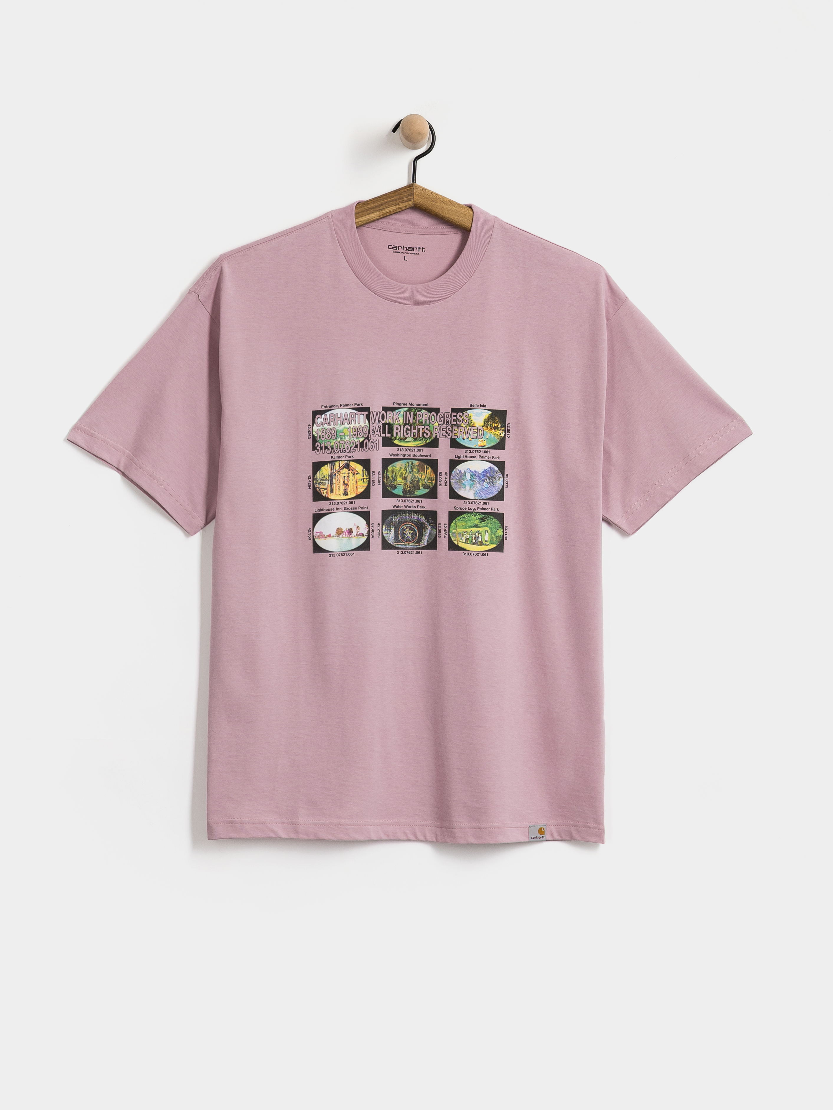 Тениска Carhartt WIP Coordinates (hortensia)