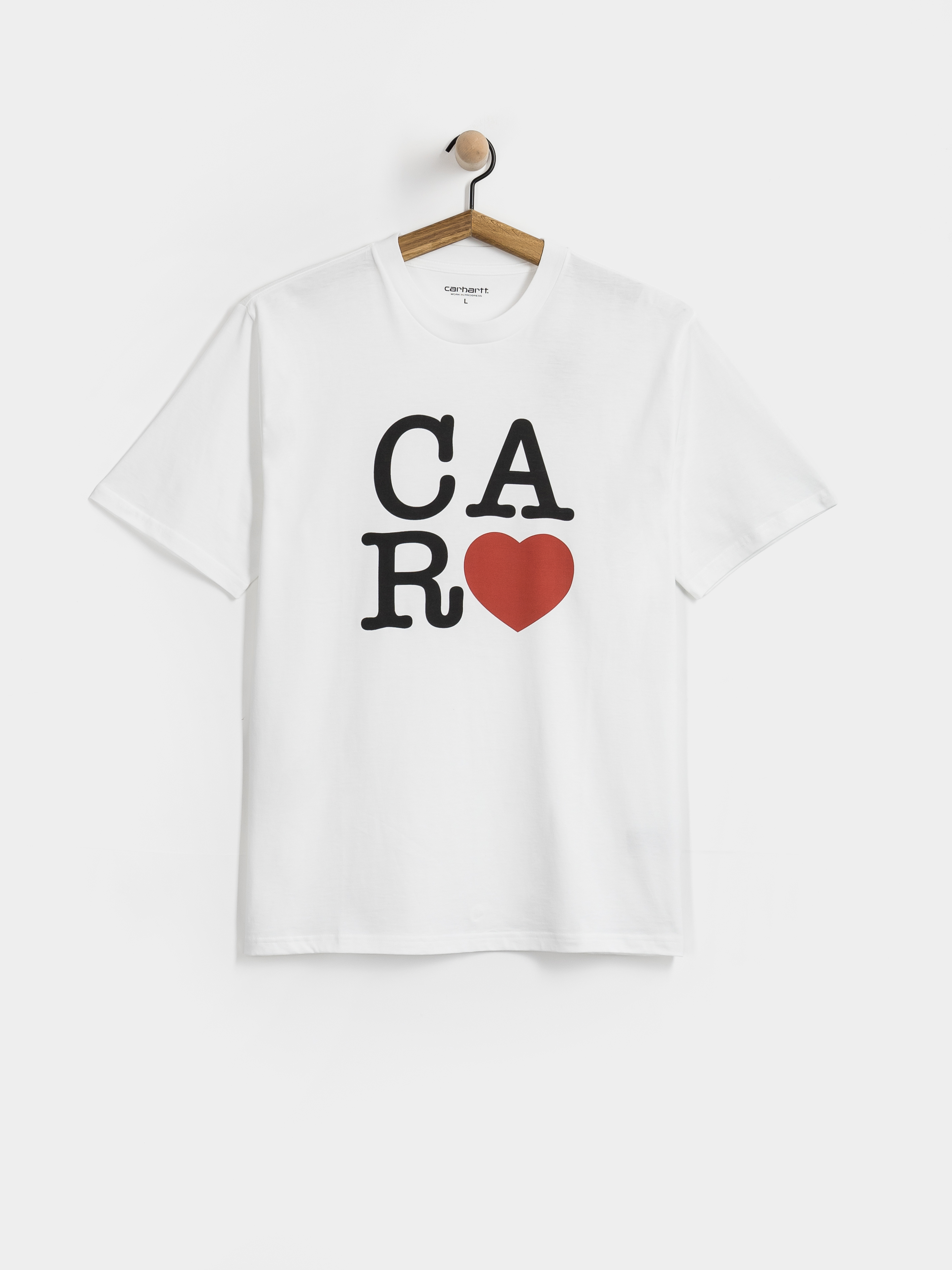 Тениска Carhartt WIP I Hartt (white)