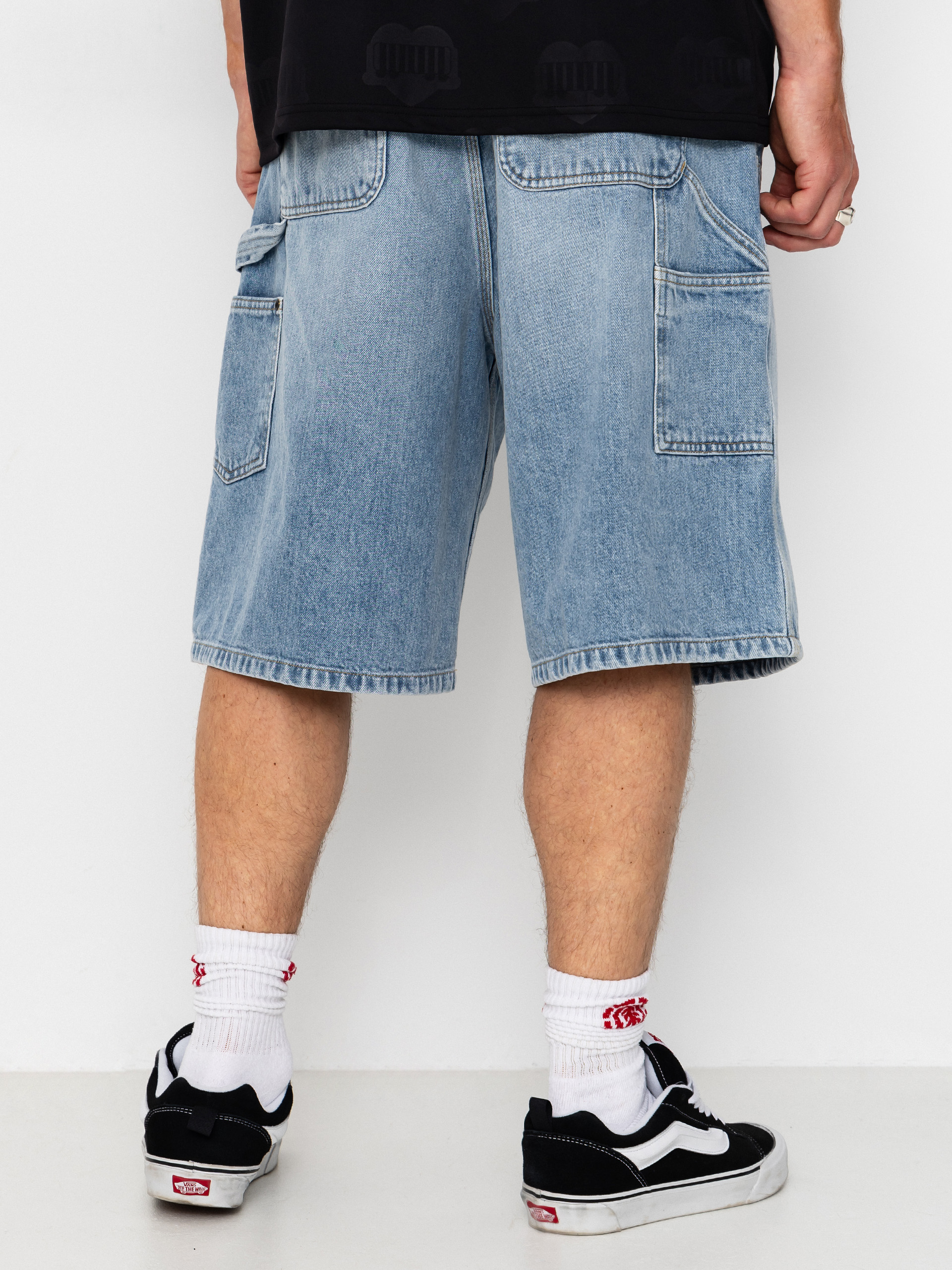 Къси панталони Carhartt WIP OG Double Knee (blue heavy worn bleached)