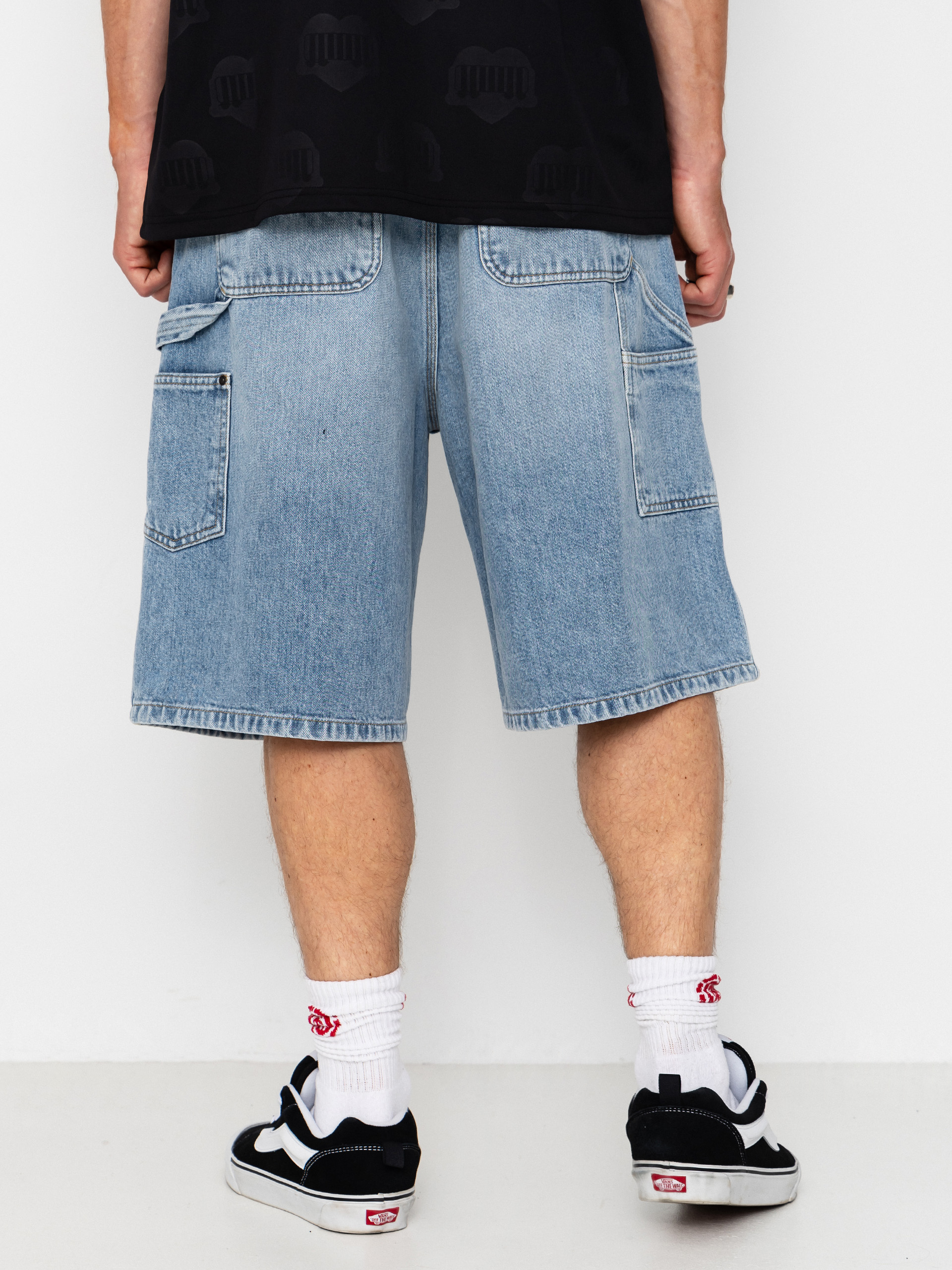 Къси панталони Carhartt WIP OG Double Knee (blue heavy worn bleached)