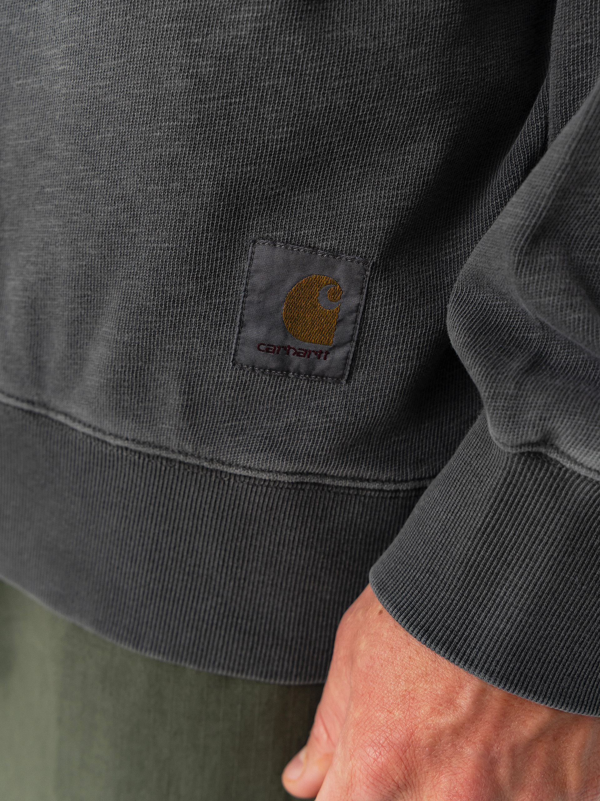 Суитшърт Carhartt WIP Harper Polo (black)