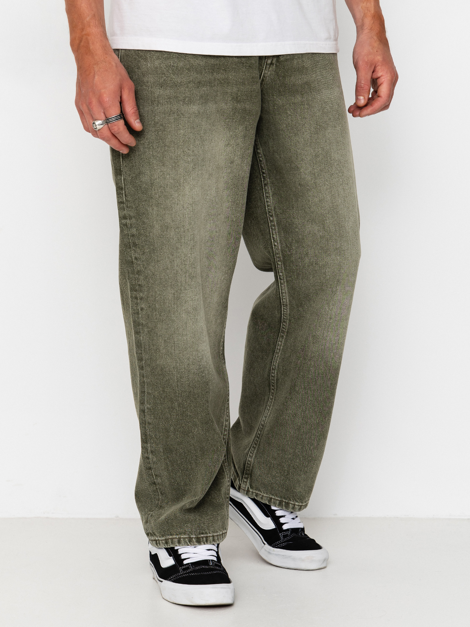 Панталони Homeboy X Tra Baggy Dye Denim (washed green)