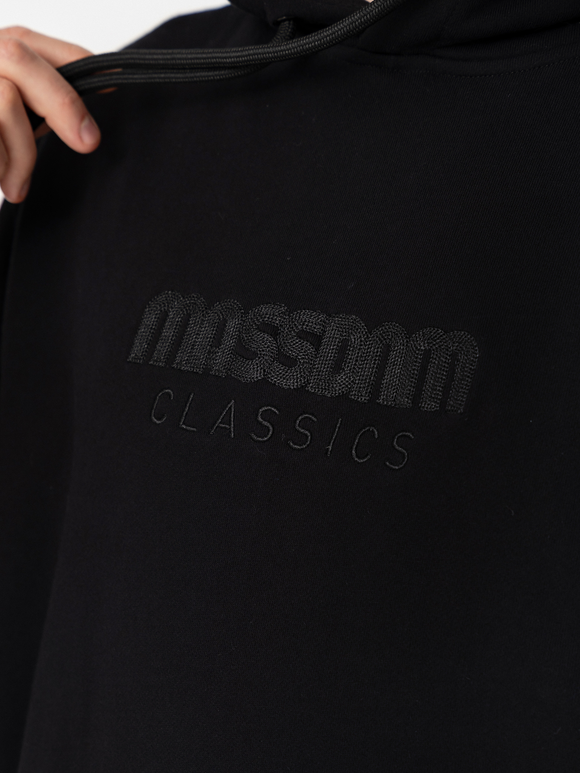 Суитшърт с качулка MassDnm Classics Light HD (black)
