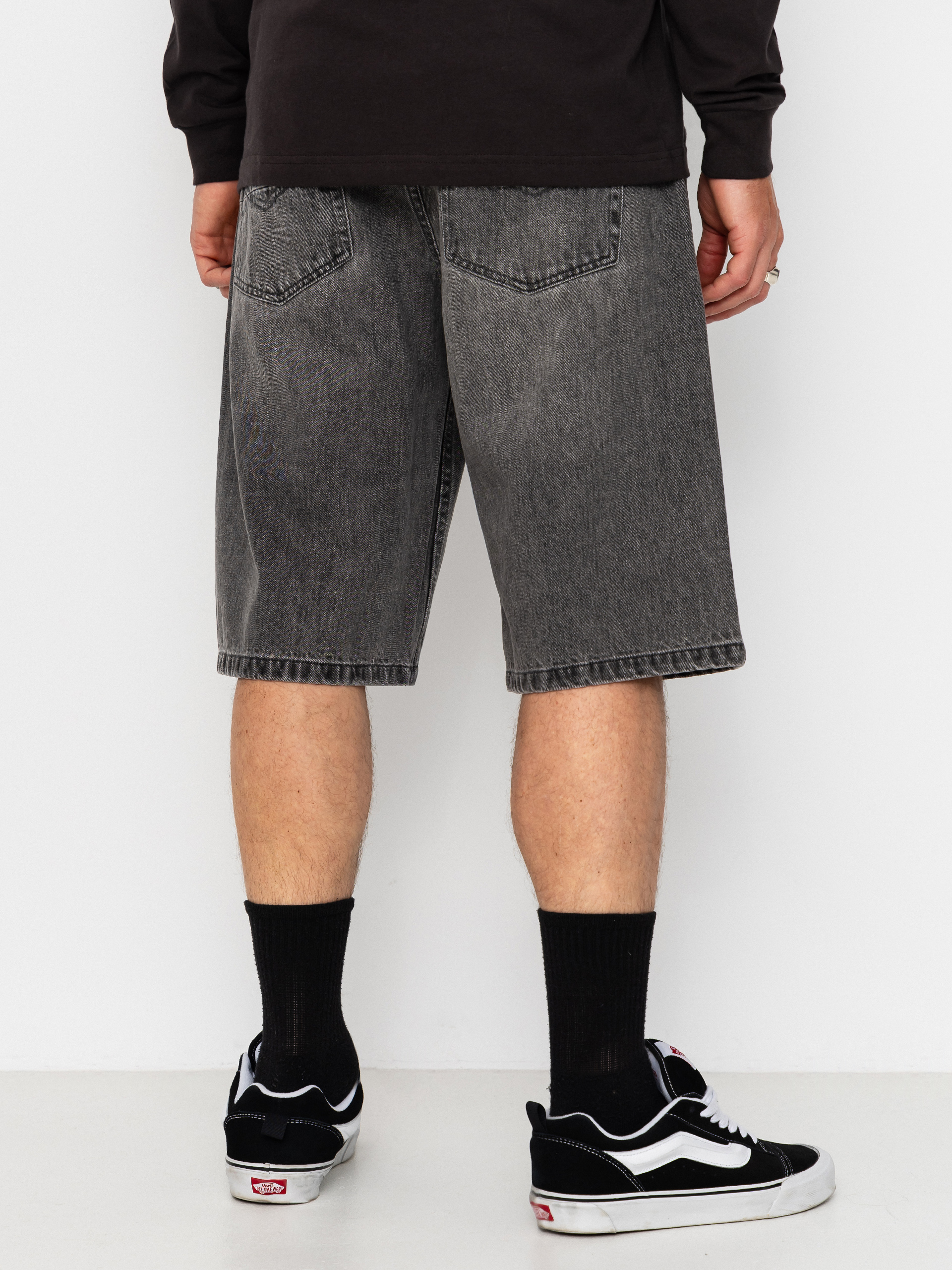 Къси панталони MassDnm Jeans Slang (grey)