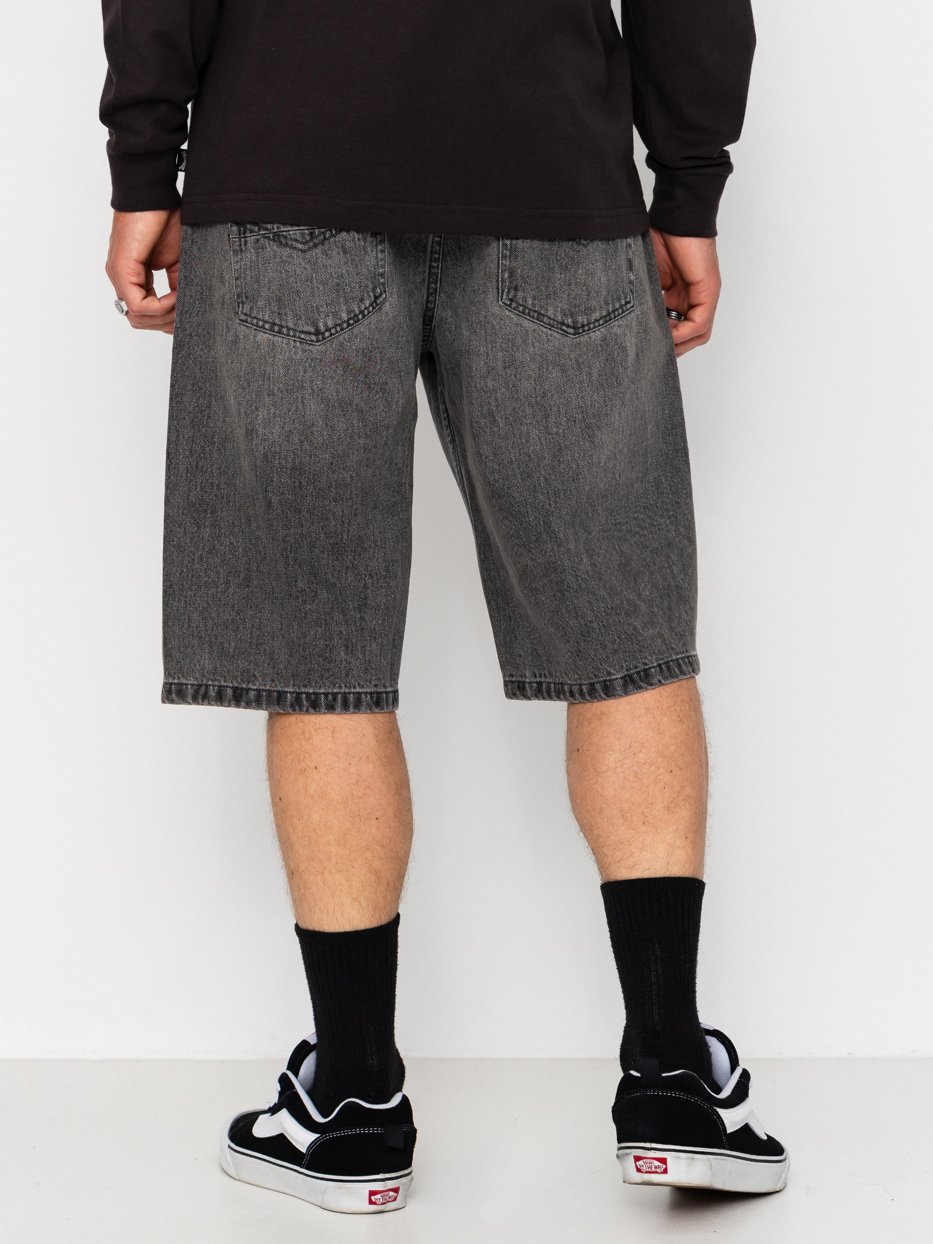 Къси панталони MassDnm Jeans Slang (grey)