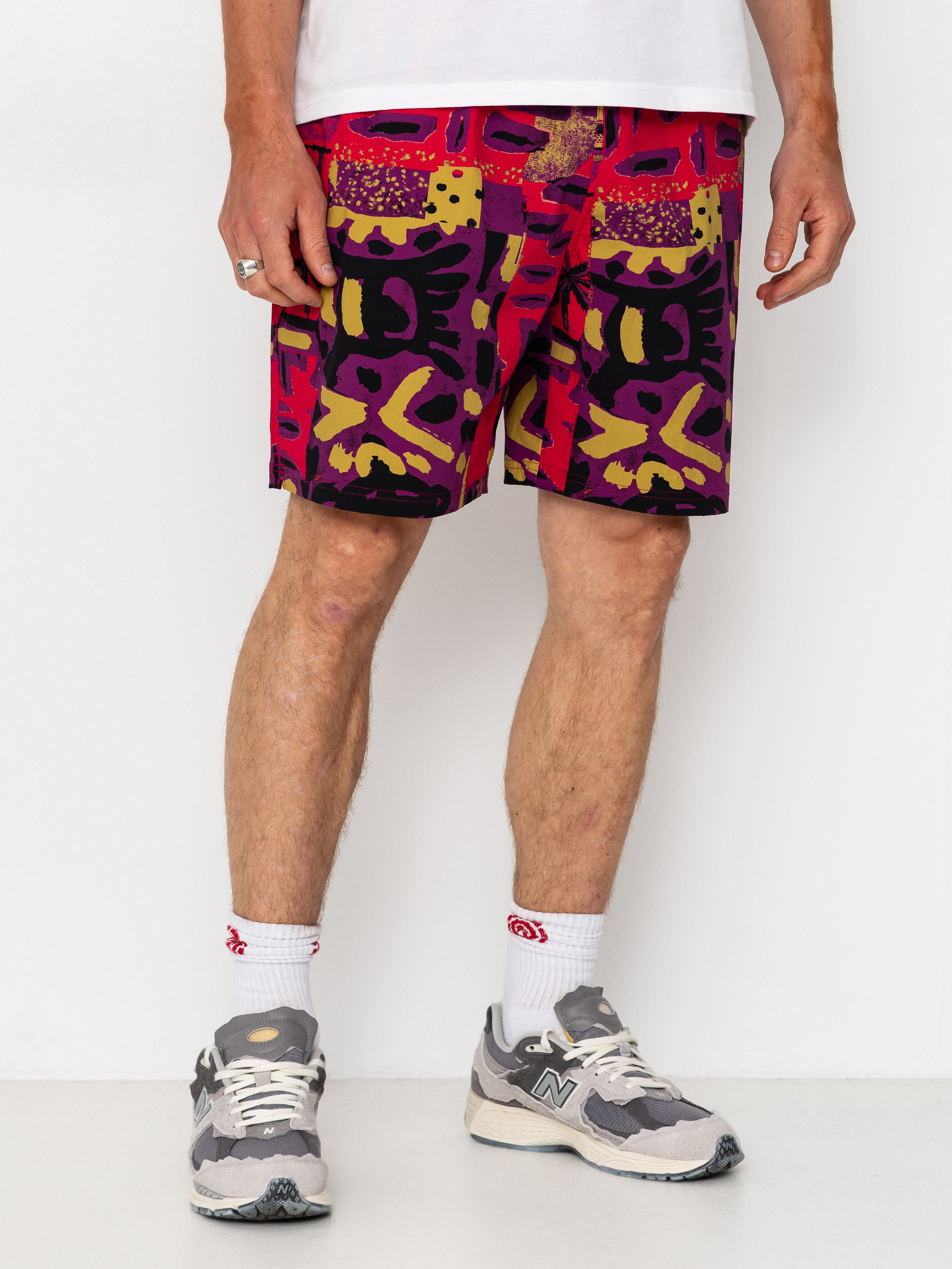 Къси панталони Deus Ex Machina Freamon Swim (melon red)