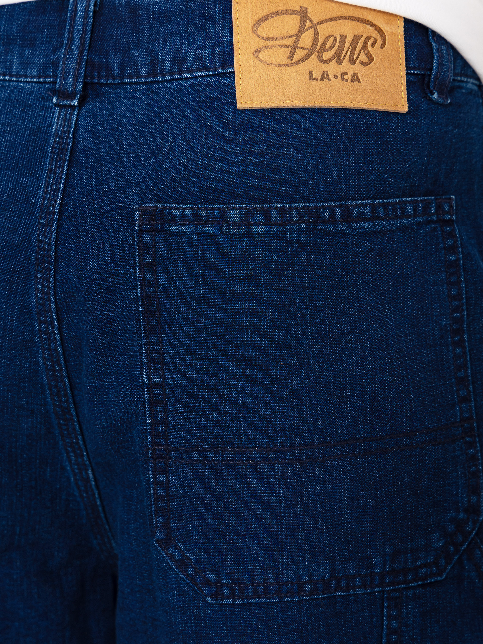 Къси панталони Deus Ex Machina Big Fella Chambray (indigo)
