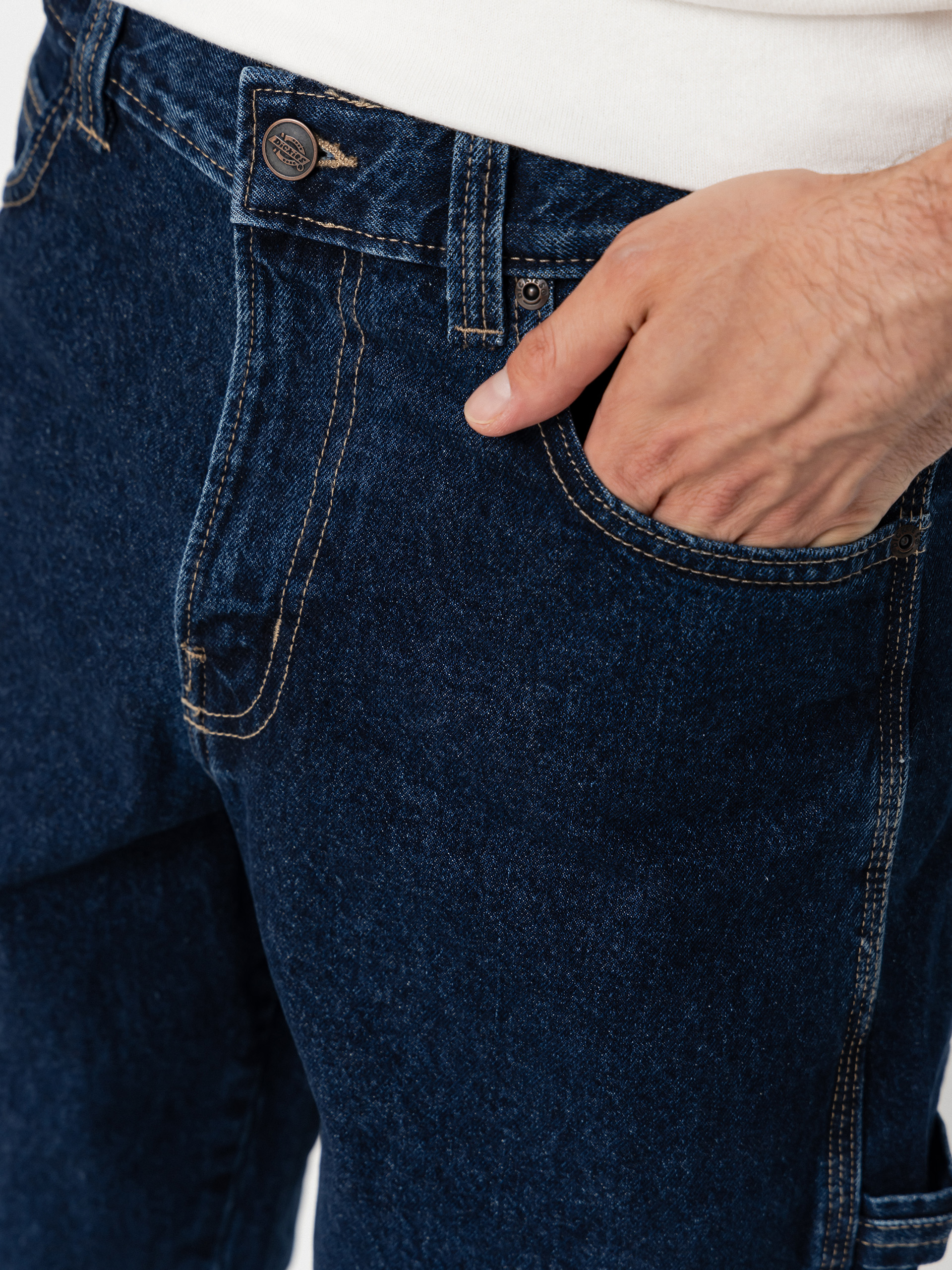Къси панталони Dickies 993 11 Inch Carpenter (dark indigo)