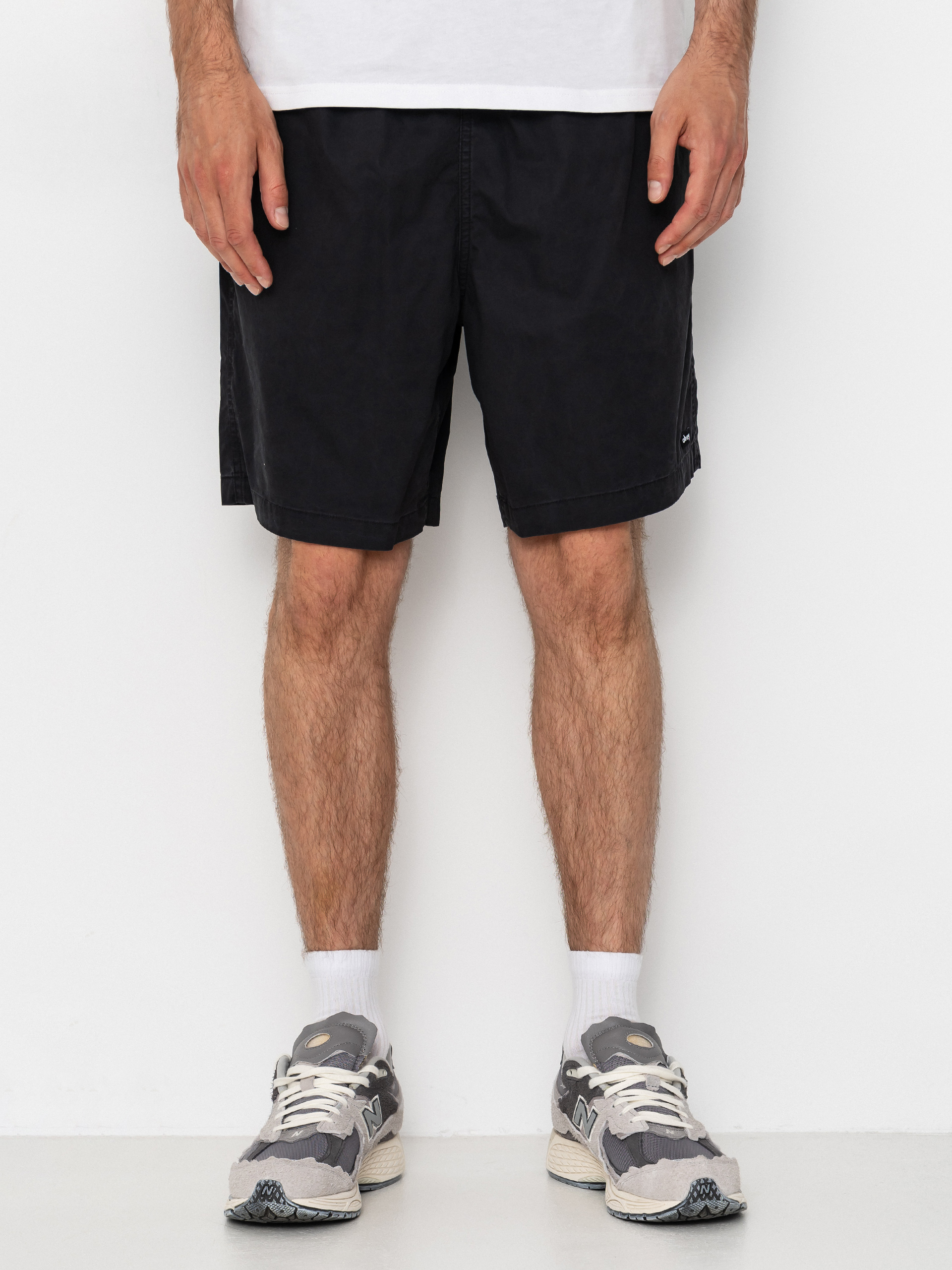 Къси панталони OBEY Easy Trail (black faded wash)