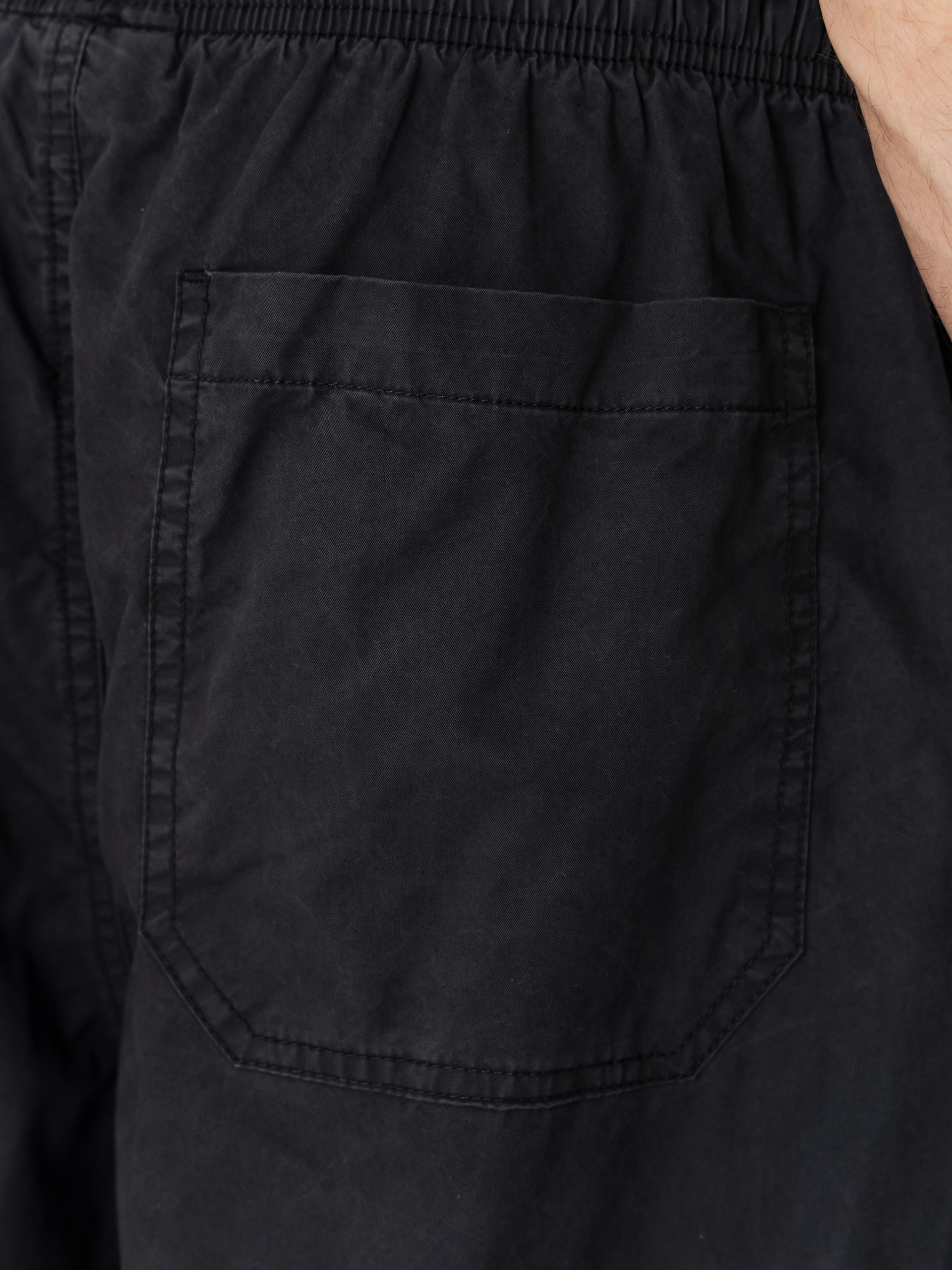 Къси панталони OBEY Easy Trail (black faded wash)
