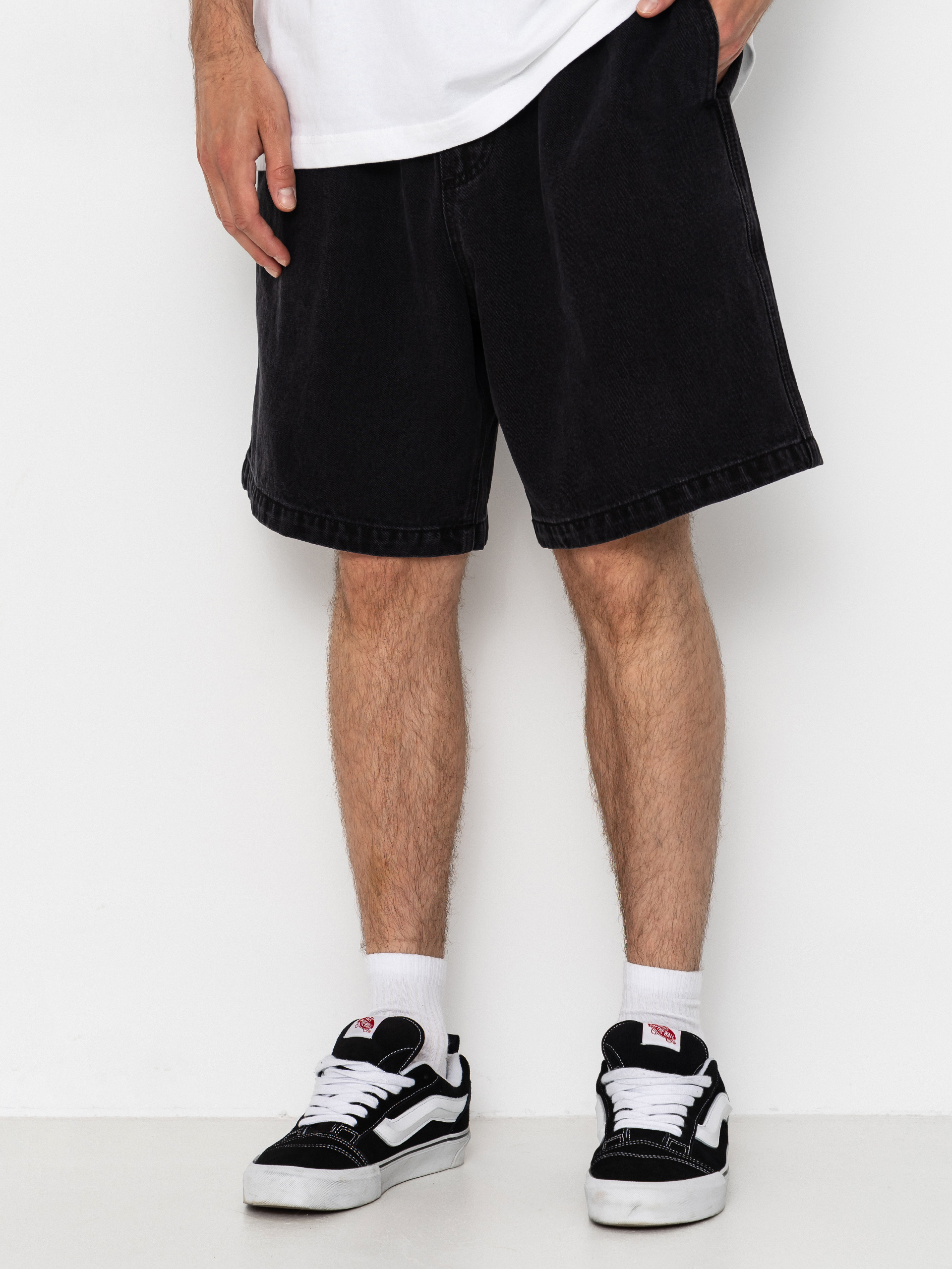 Къси панталони OBEY Easy Denim (washed black)