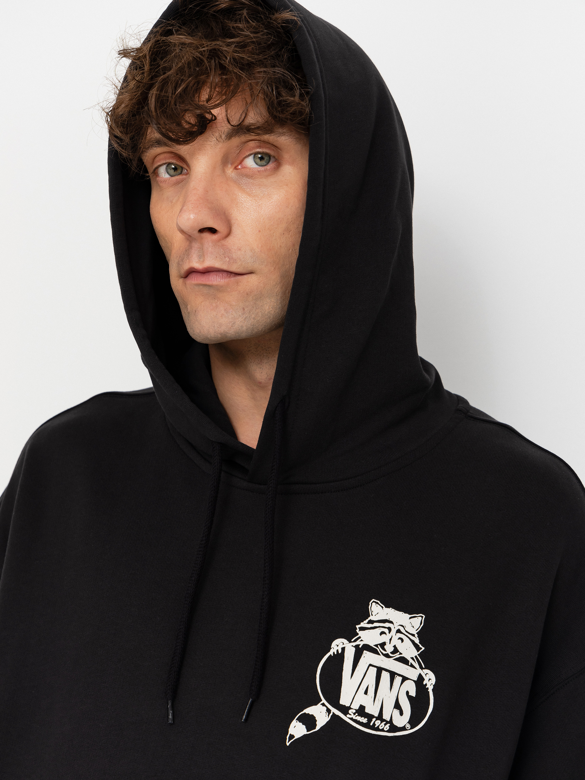 Суитшърт с качулка Vans Trashy HD (black)