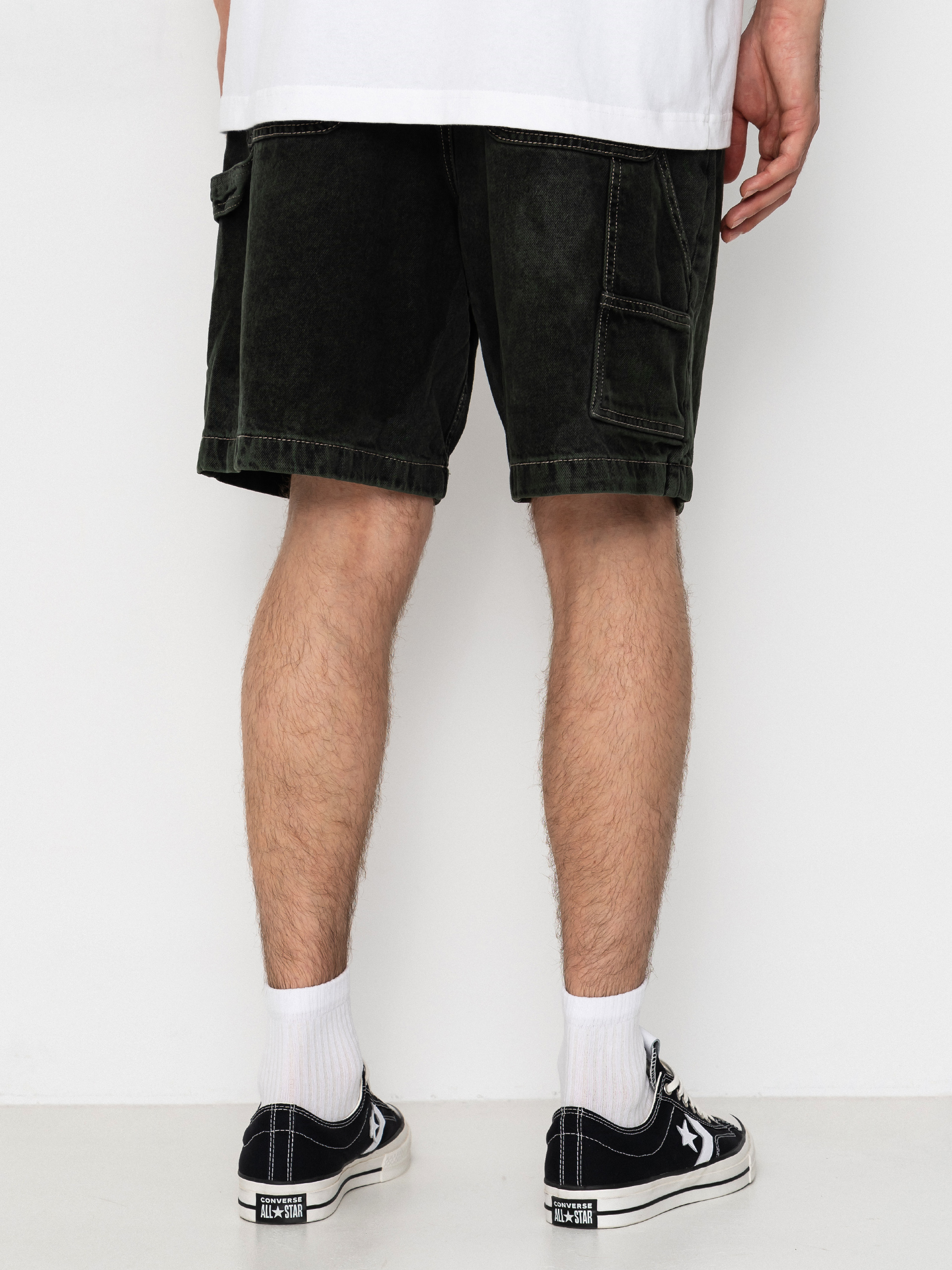 Къси панталони Element Big Carpenter Denim Wk (black green tint)