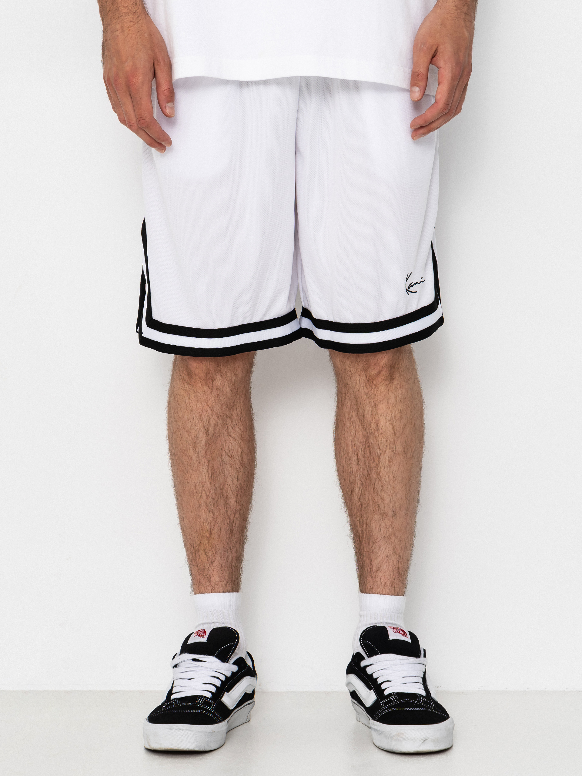 u041au044au0441u0438 u043fu0430u043du0442u0430u043bu043eu043du0438 Karl Kani Signature Mesh (white/black)