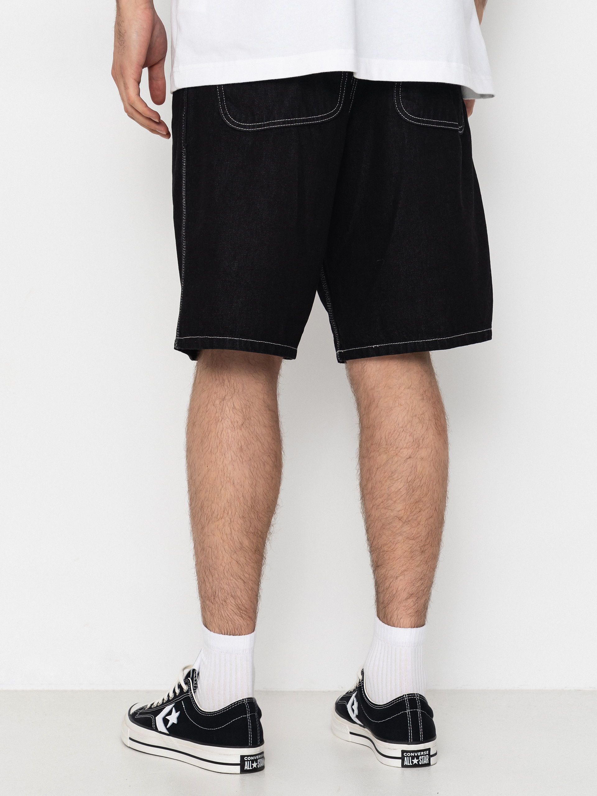 Къси панталони Carhartt WIP Simple (black one wash)