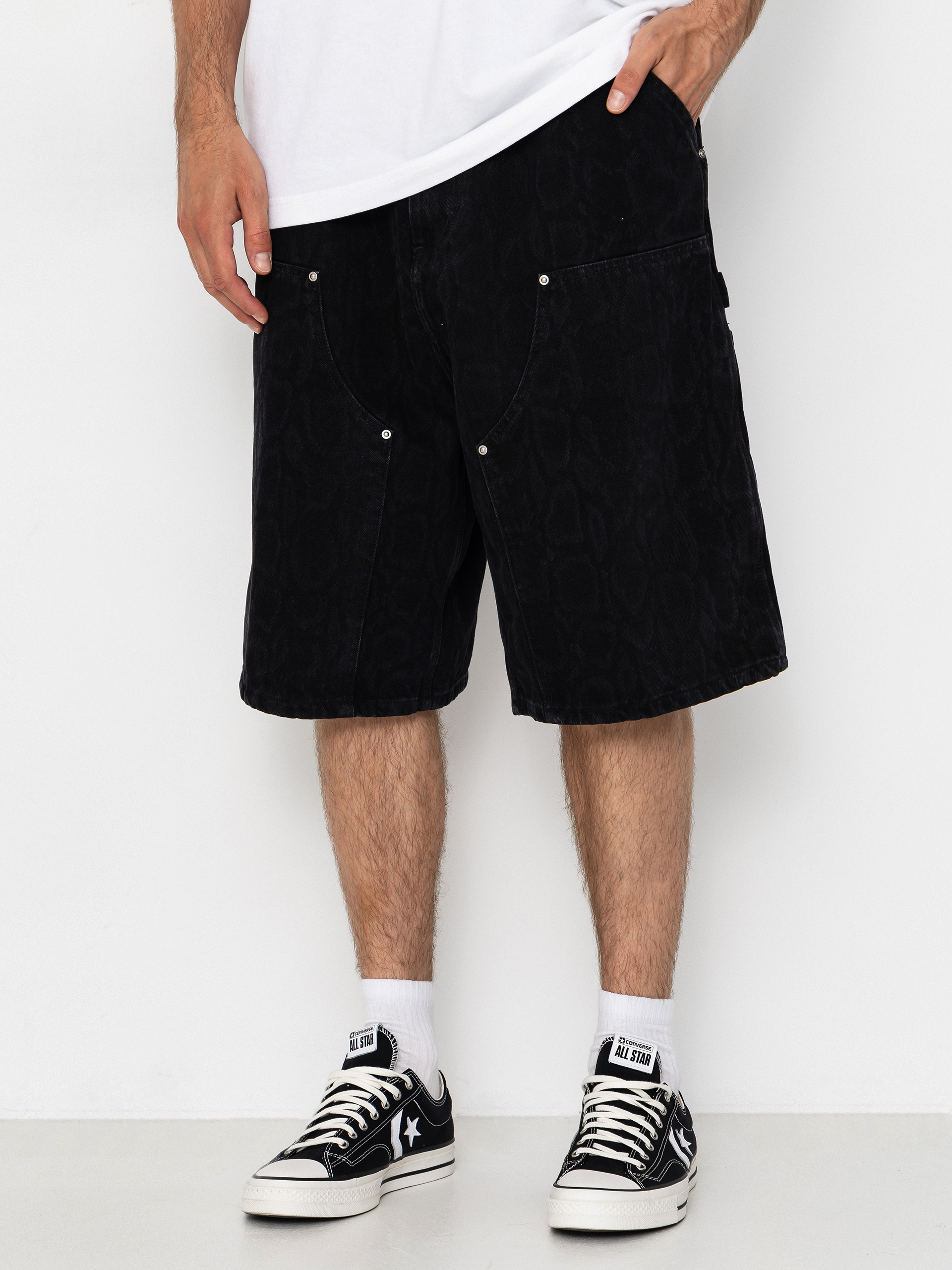 Къси панталони Carhartt WIP OG Double Knee (snake camo/black)