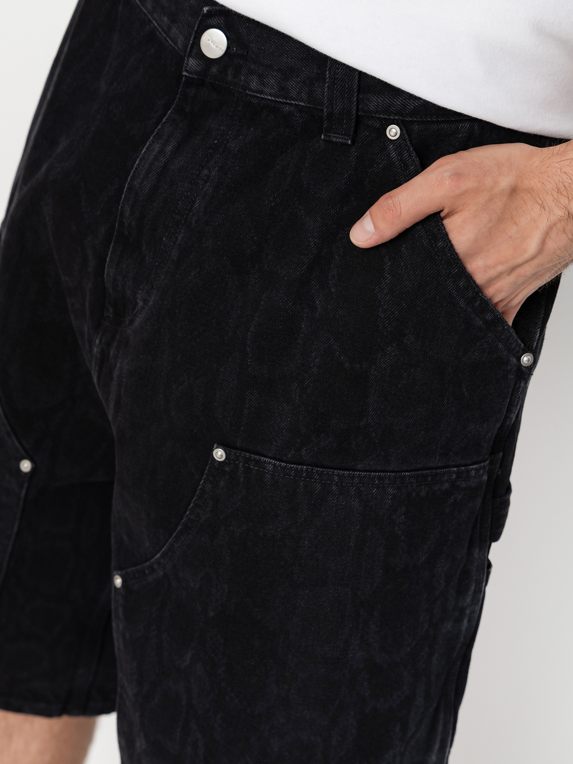 Къси панталони Carhartt WIP OG Double Knee (snake camo/black)