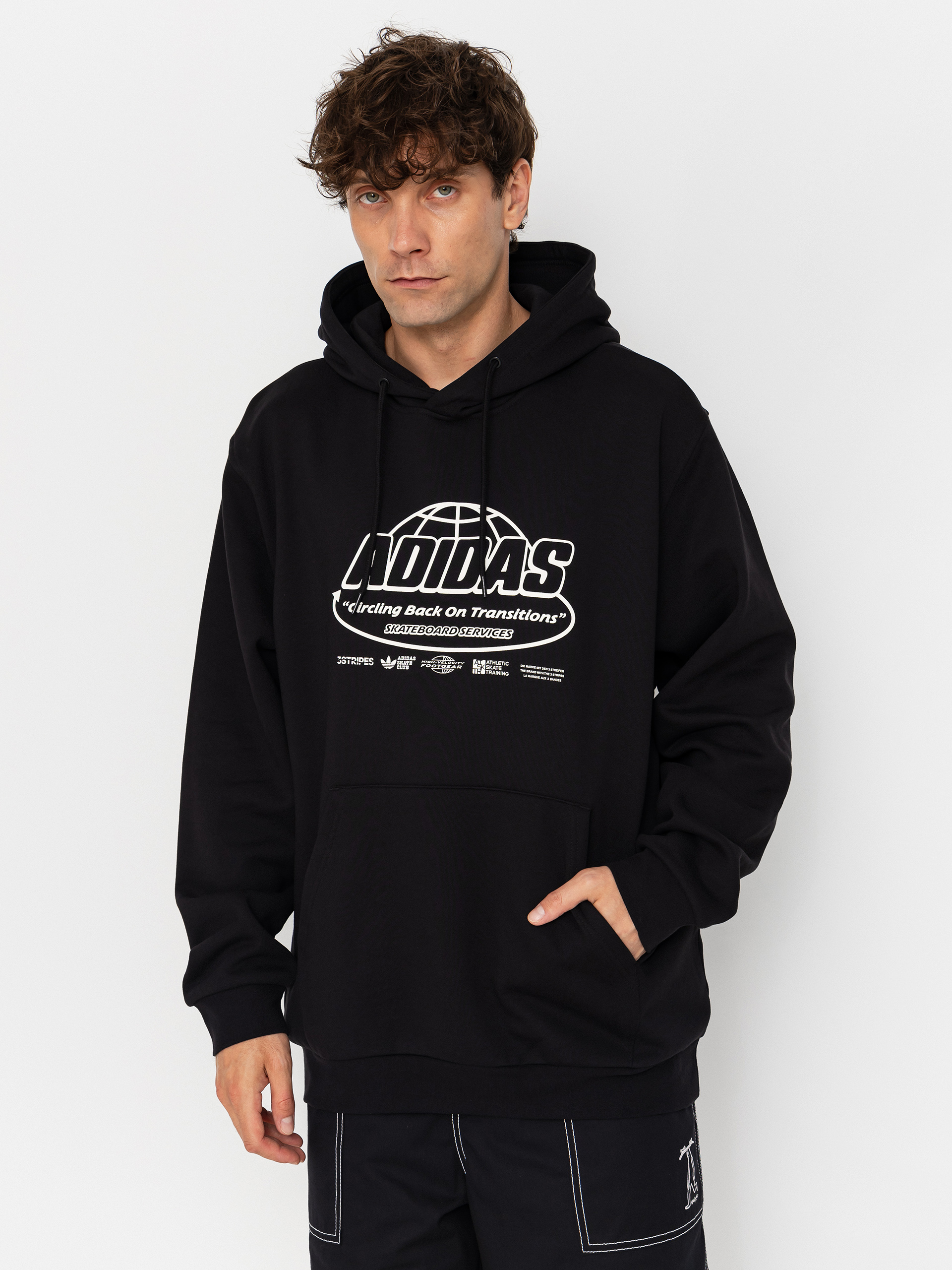 Суитшърт с качулка adidas Skt Adi Cor HD