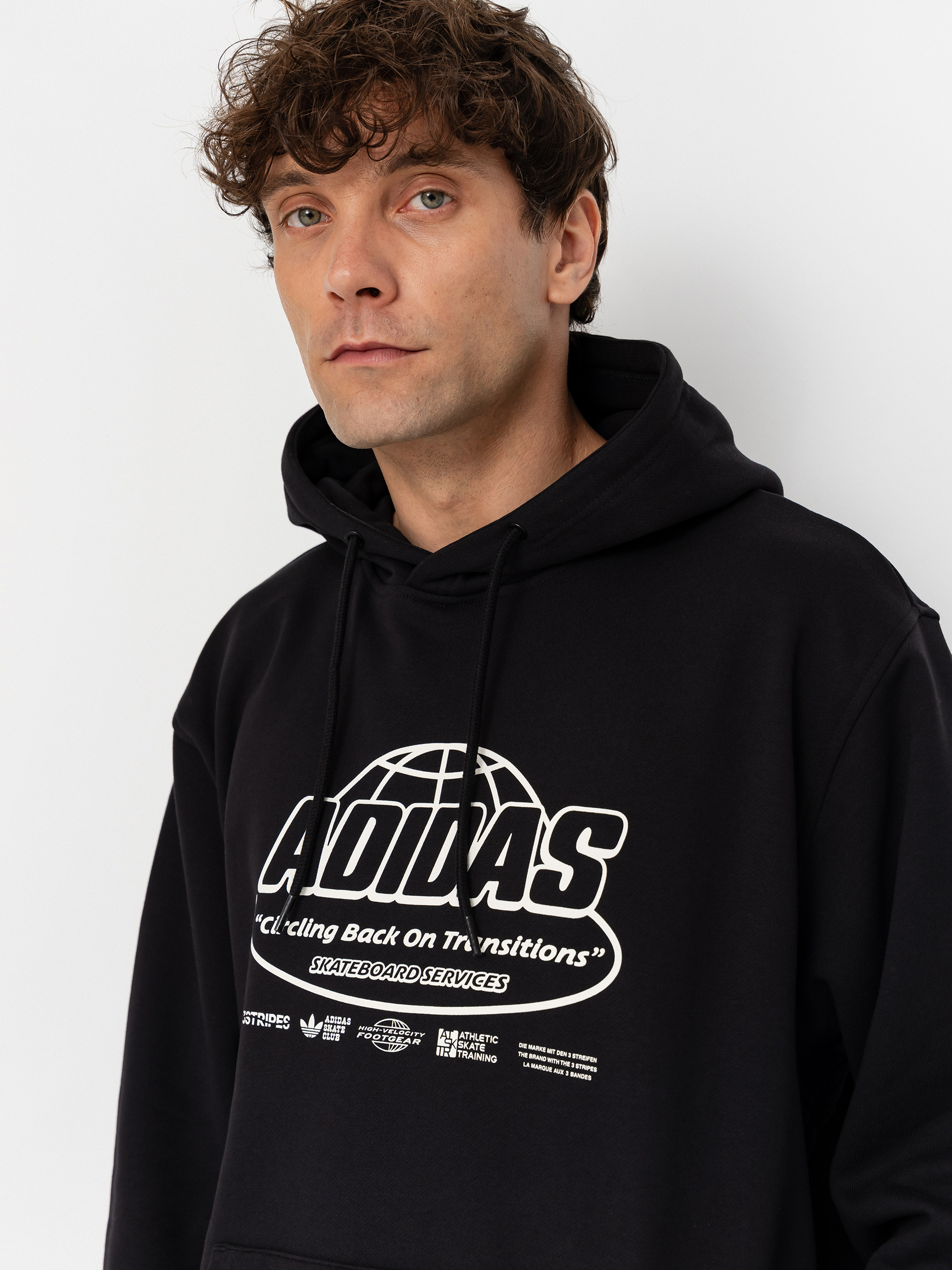 Суитшърт с качулка adidas Skt Adi Cor HD (black)