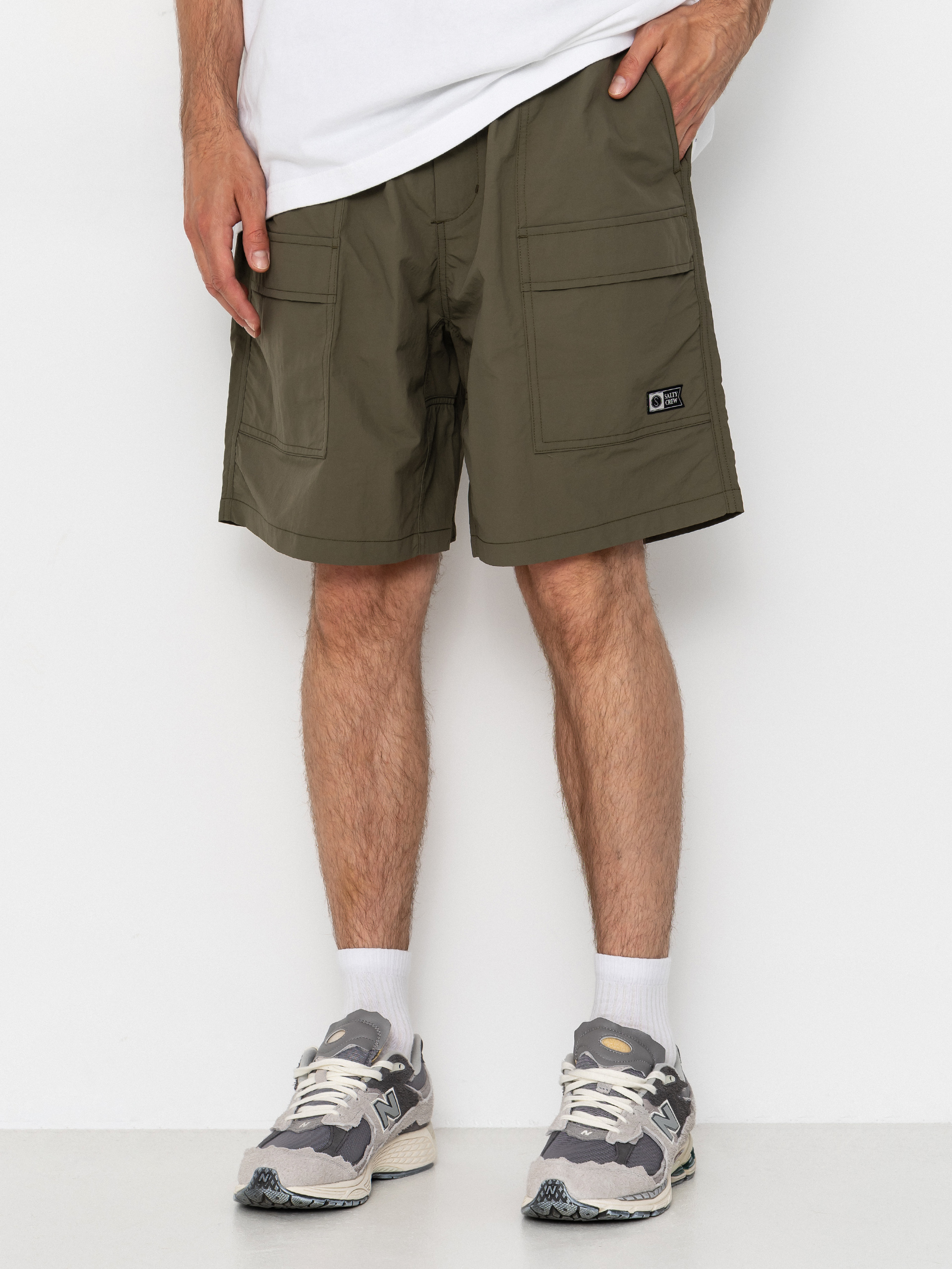 Къси панталони Salty Crew Raid Packable (dusty olive)