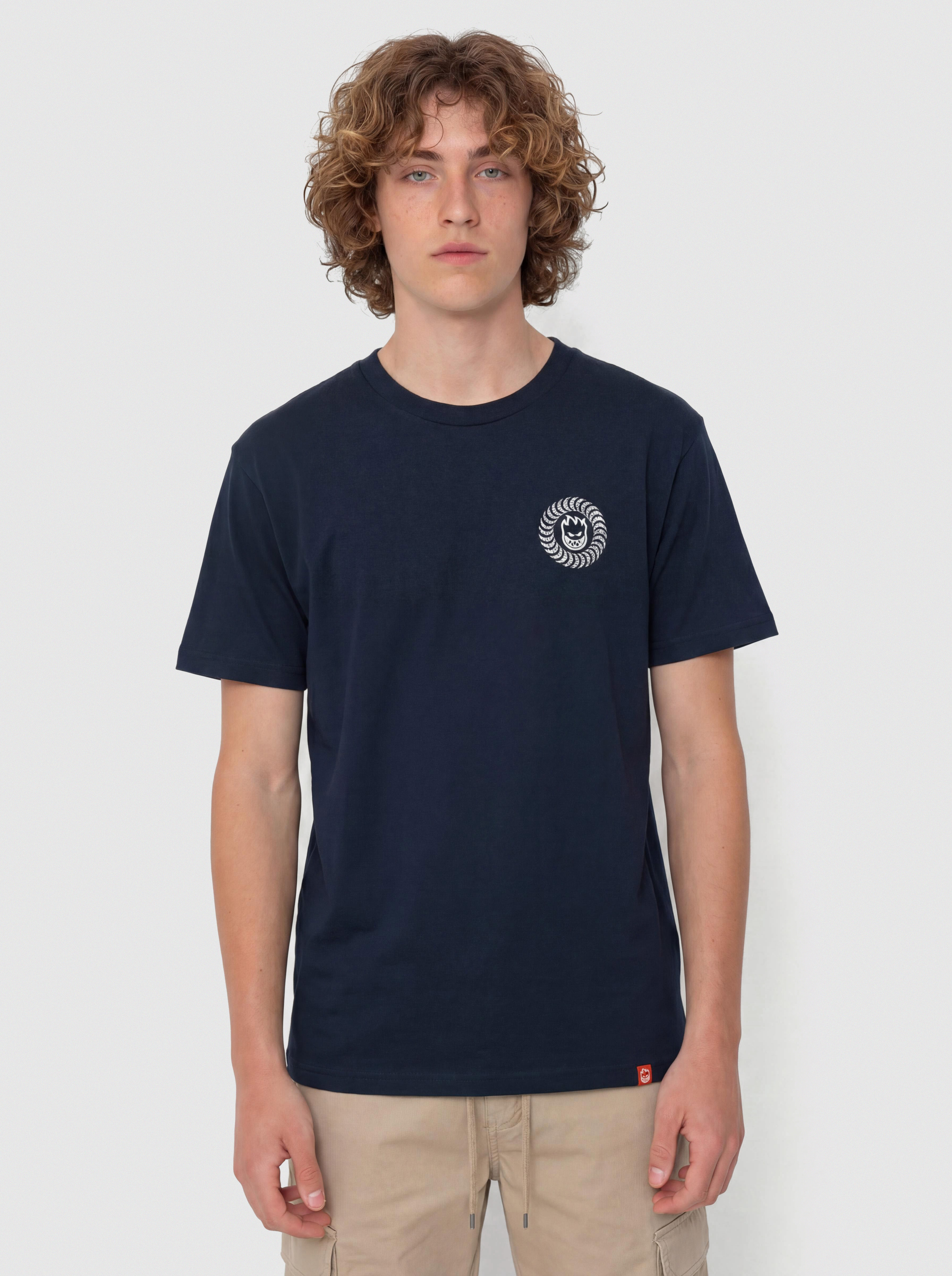 Тениска Spitfire Classic Swirl Paisley (true navy w/white prints)