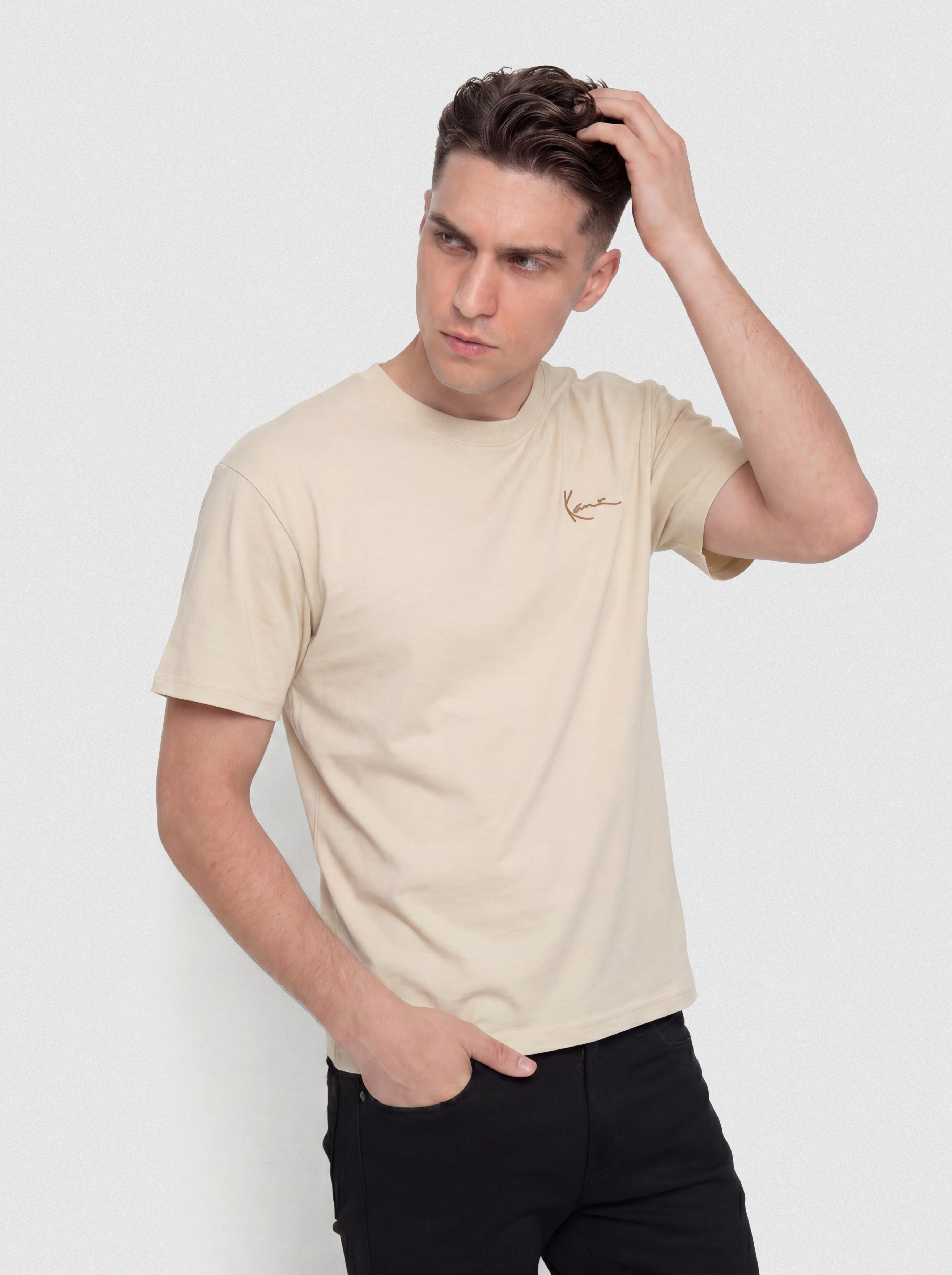 Тениска Karl Kani Slogan Boxy